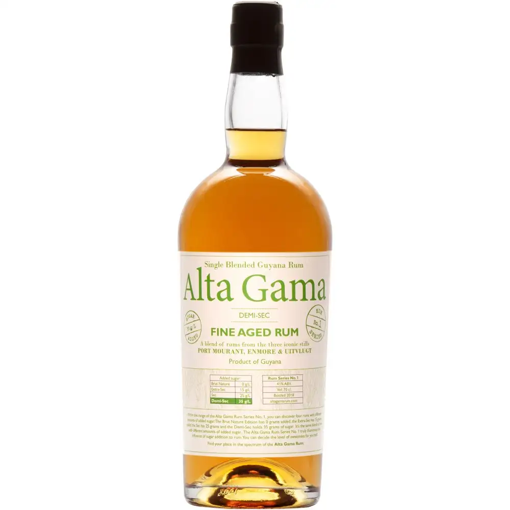 Bottle of CRT Spirits Port Mourant & Enmore & Uitvlugt Alta Gama Demi-Sec Series No. 1