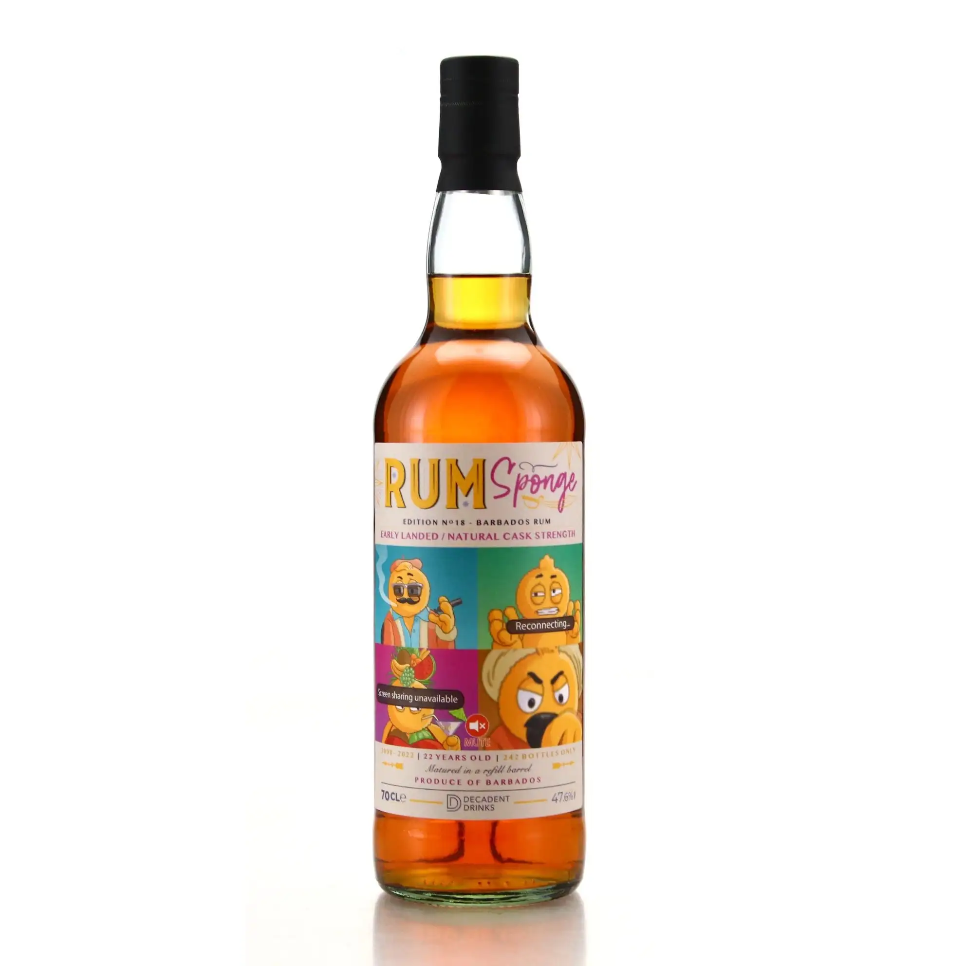 Bottle of Foursquare Rum Sponge No. 18 2000