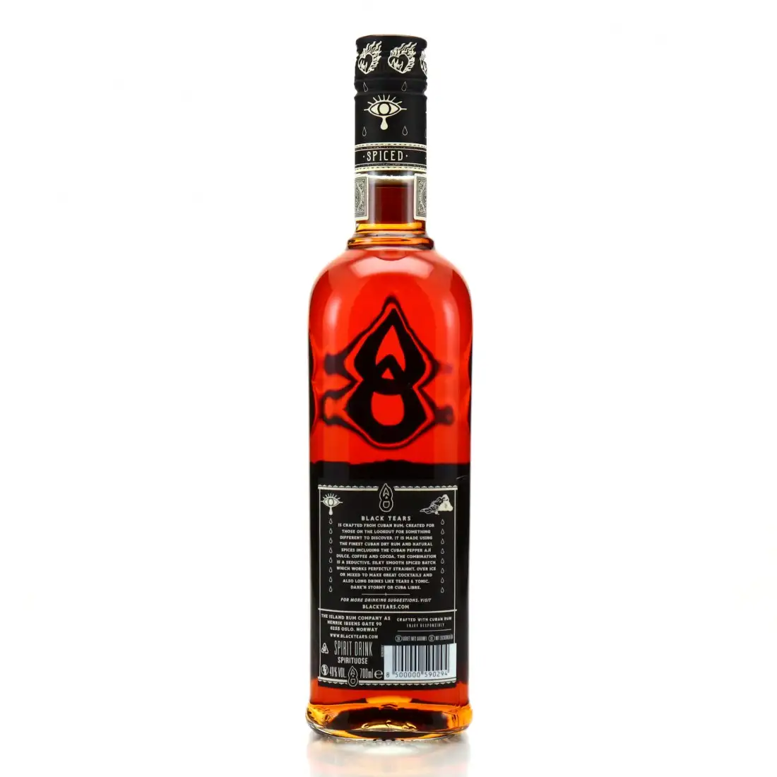 Hochauflösendes Bild von The Island Rum Company Paraíso Black Tears Dry Spiced