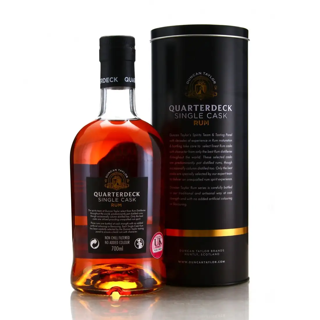 High resolution image of Duncan Taylor Foursquare Quarterdeck Single Cask Barbados 2005