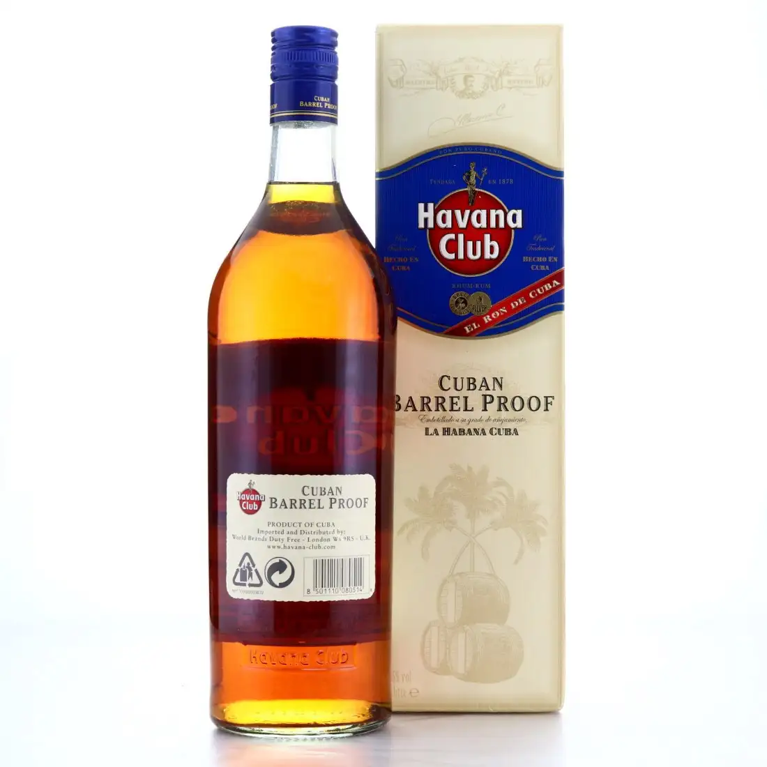 Image haute résolution de Havana Club Cuban Barrel Proof