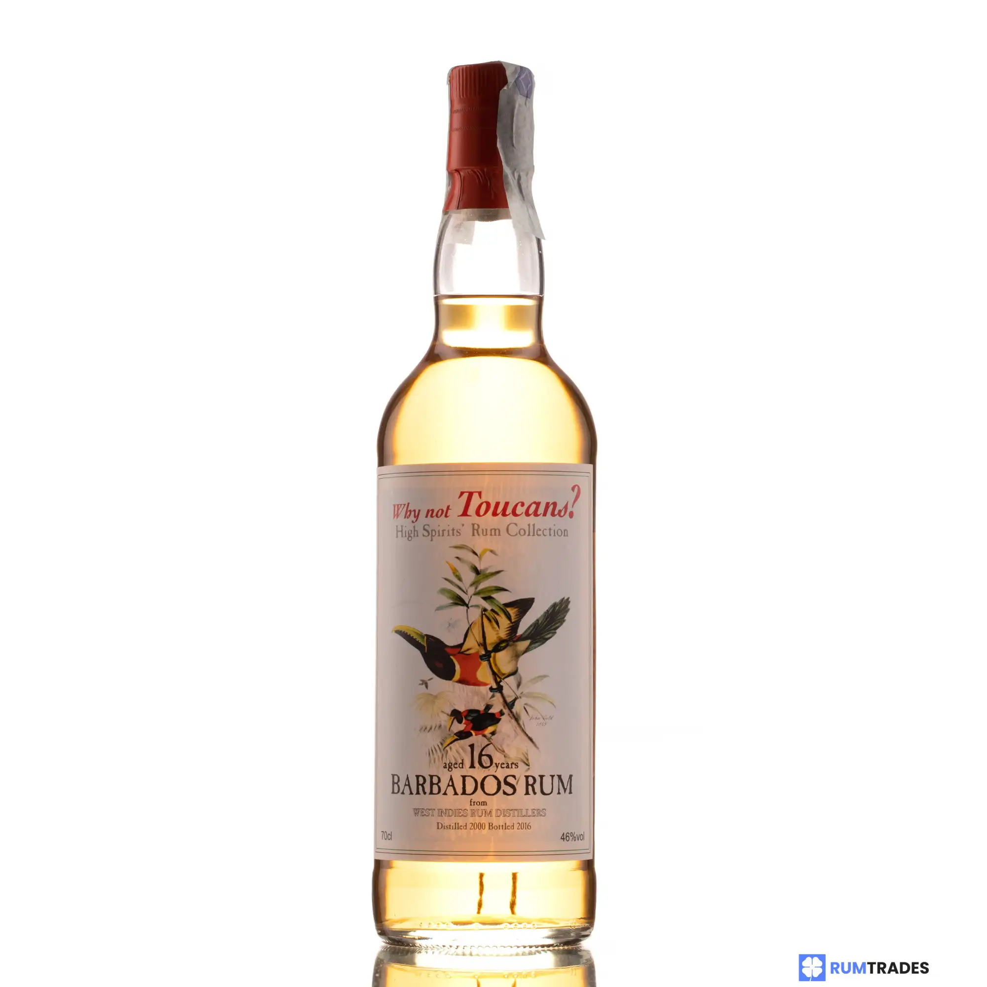 High resolution image of High Spirits Collection Barbados Rum (Why not Toucan?) 2000