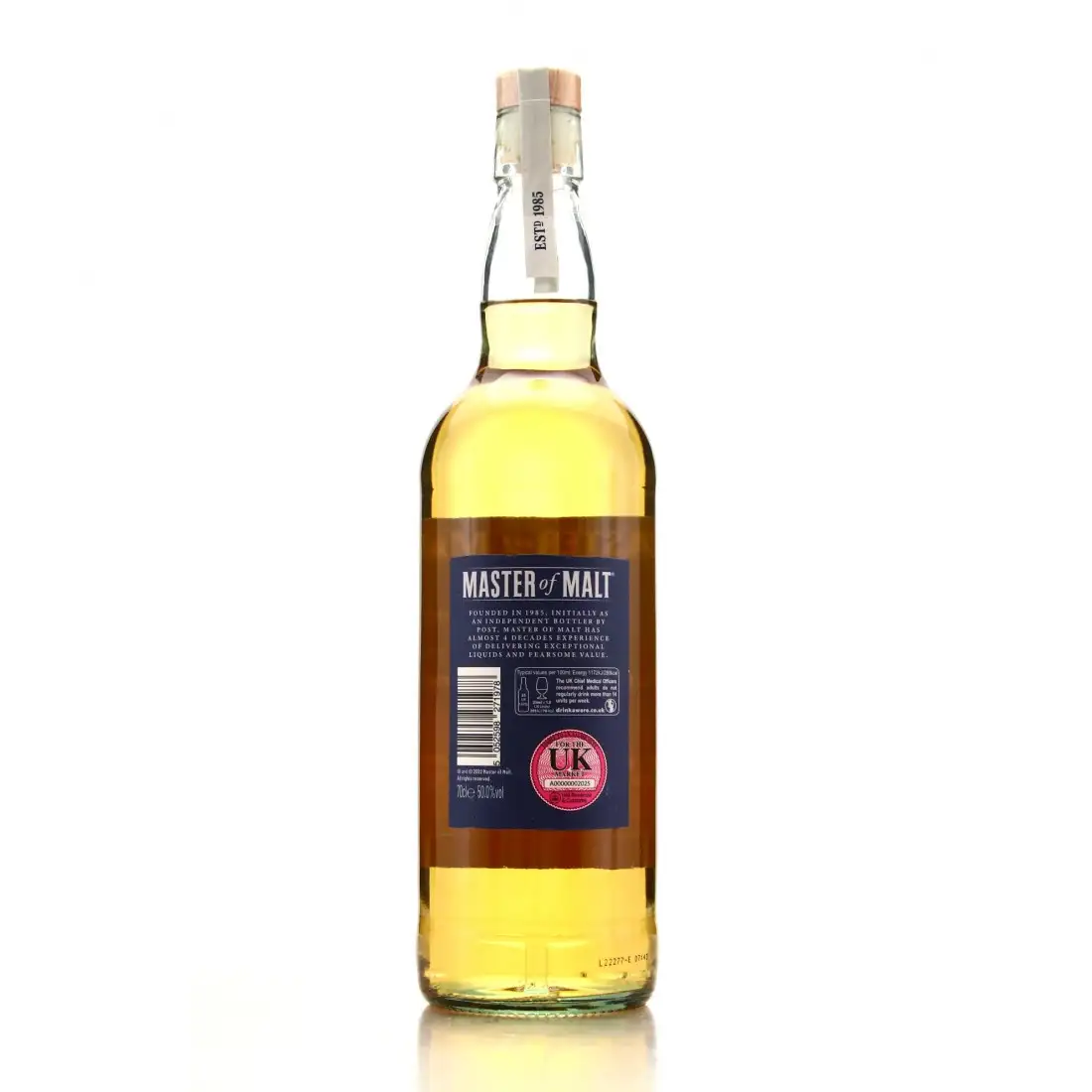 High resolution image of Master of Malt Diamond Port Mourant Pot Still Rum 2008