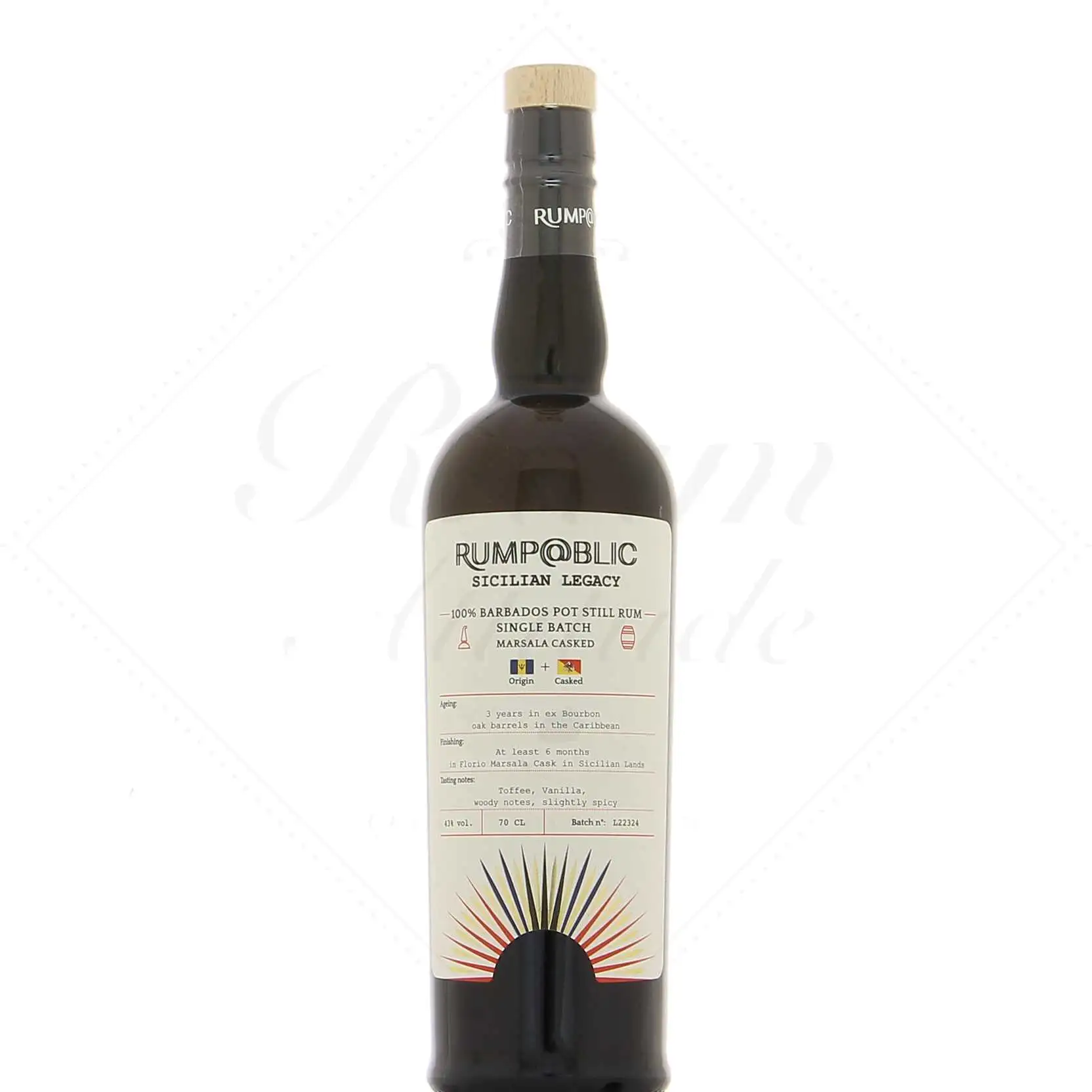Bottle of Duca di Salaparuta Rump@blic Sicilian Legacy No. 1 (Barbados) 2019