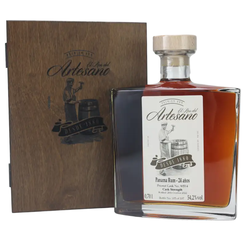 El Ron del Artesano Panama Rum - 24 Años