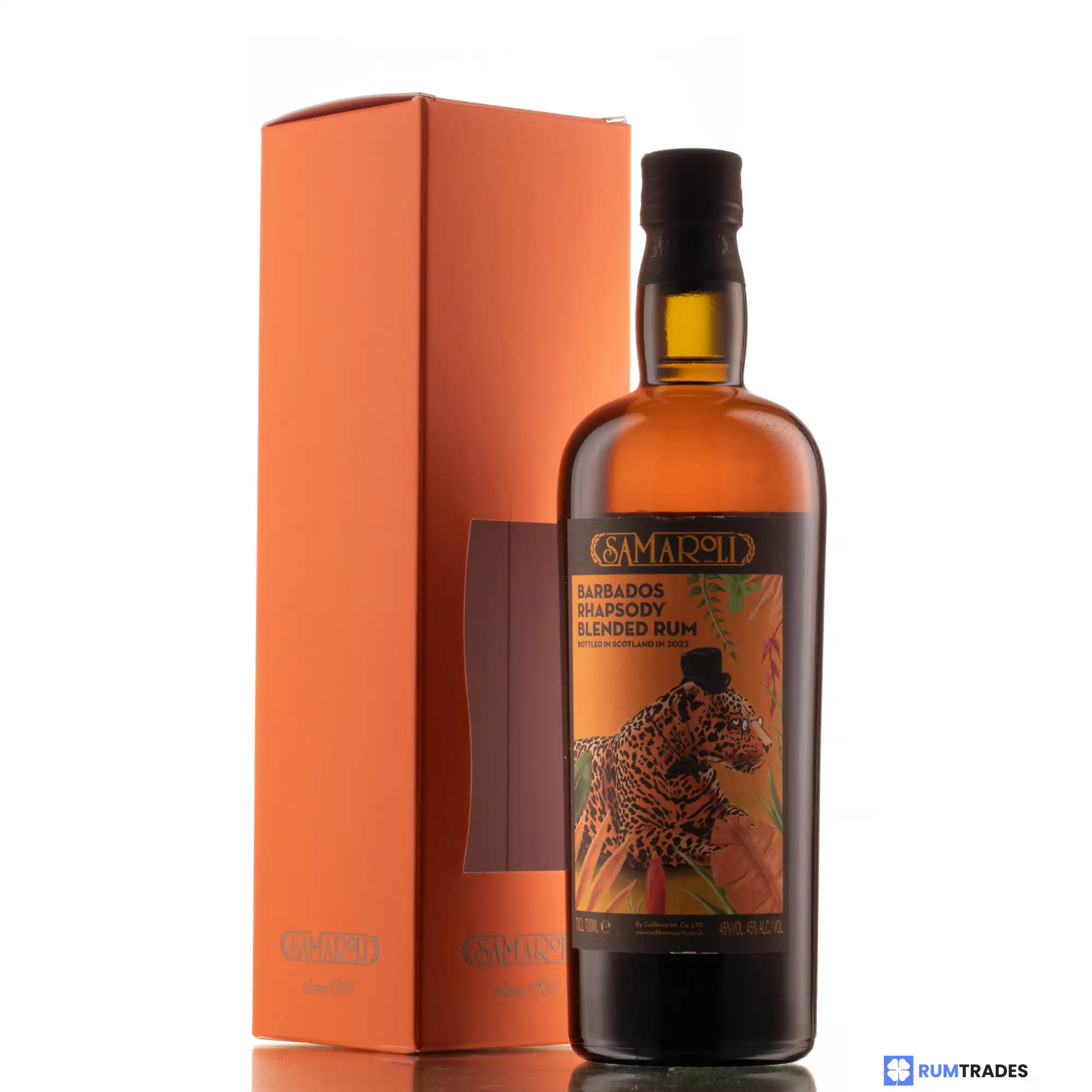 Bottle of Samaroli Barbados Rhapsody Blended Rum 2006