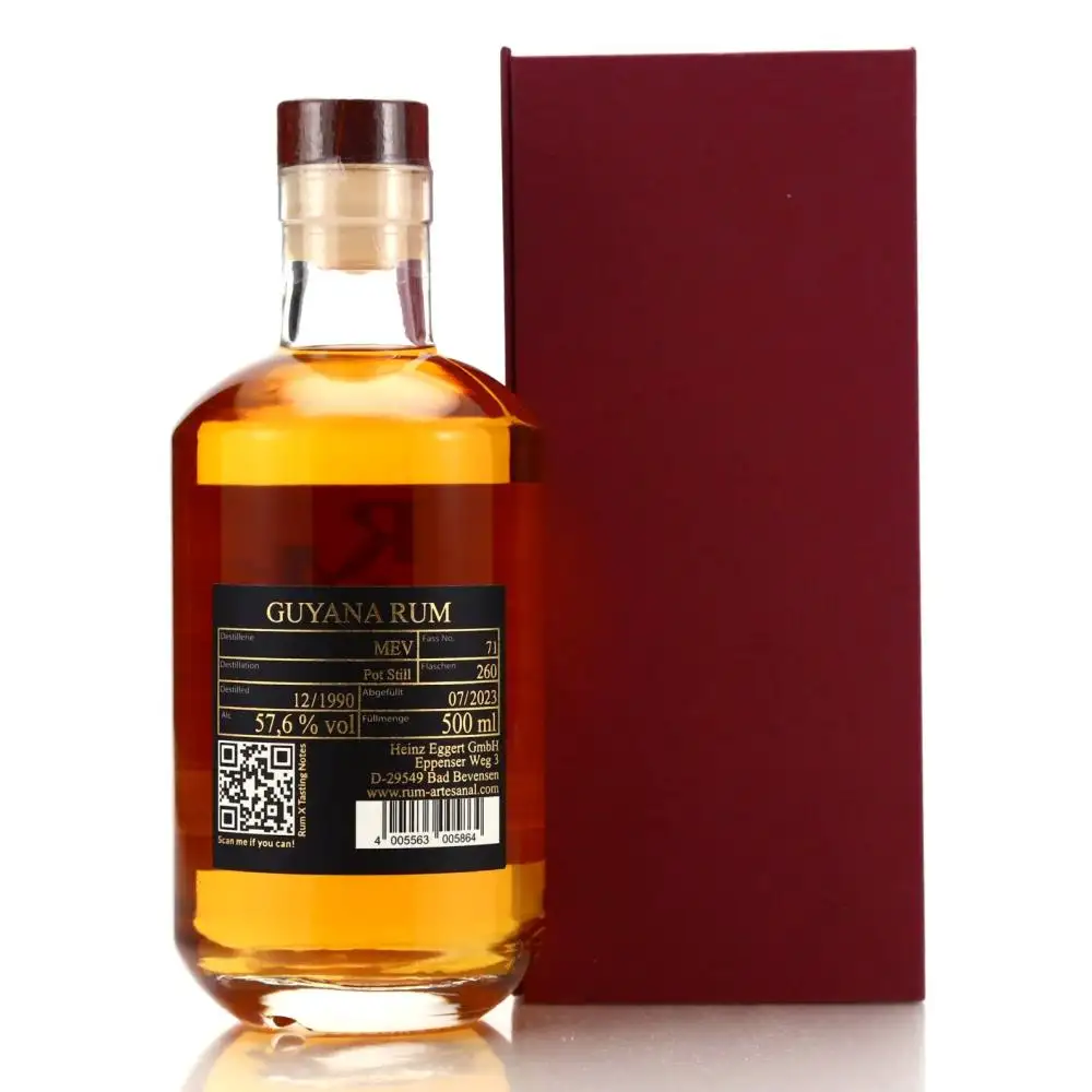 Image haute résolution de Enmore RA Guyana Rum MEV 1990