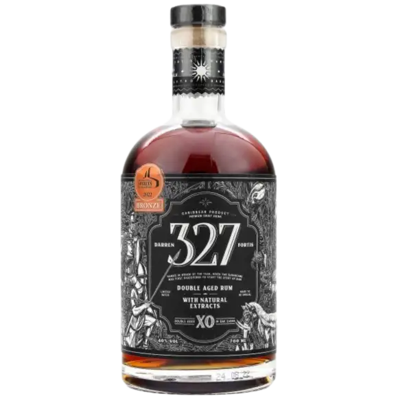Bottle of Darren 327 Fortis Double Aged Rum XO