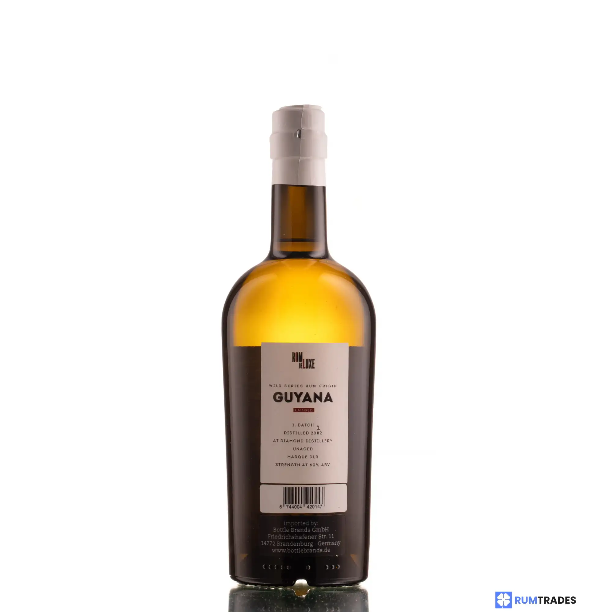High resolution image of Romdeluxe Diamond Wild Series Rum Origin No. 3 Guyana DLR 2022