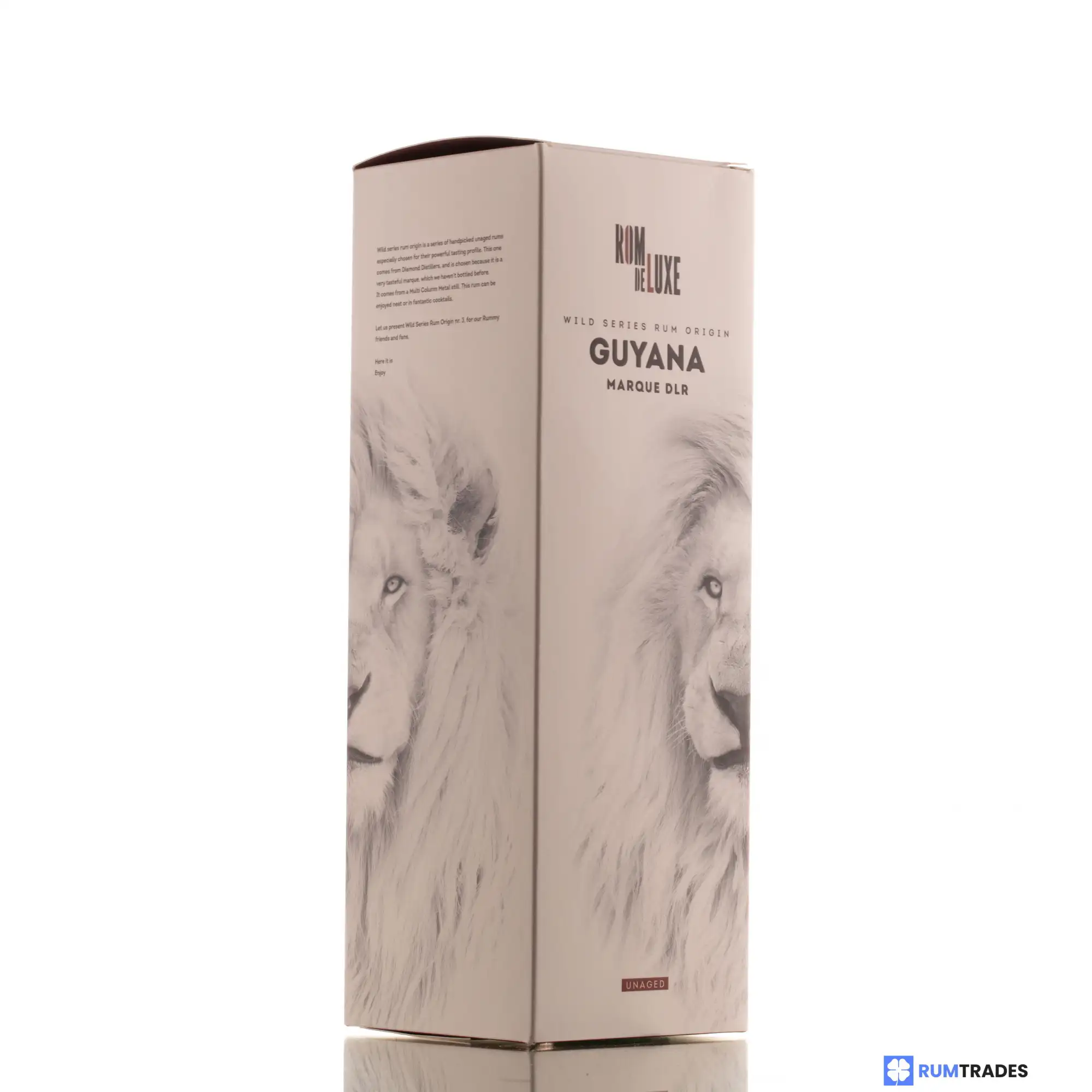 High resolution image of Romdeluxe Diamond Wild Series Rum Origin No. 3 Guyana DLR 2022