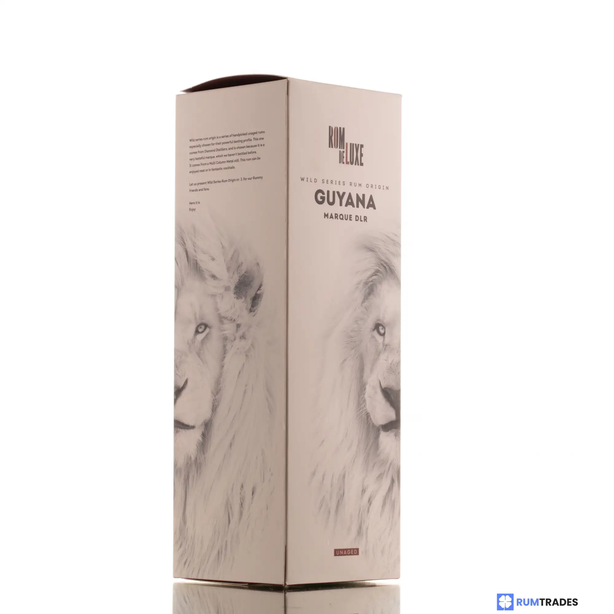 High resolution image of Romdeluxe Diamond Wild Series Rum Origin No. 3 Guyana DLR 2022