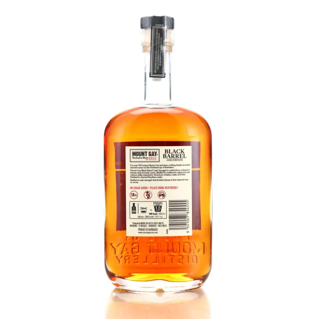 Hochauflösendes Bild von Mount Gay Black Barrel Cask Strength