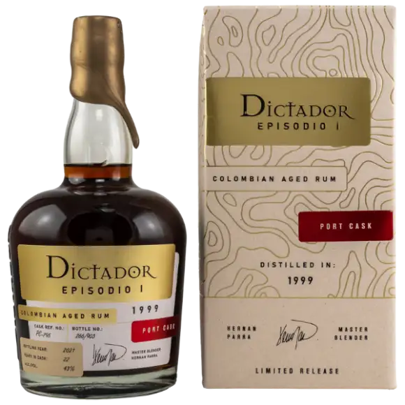 Bottle of Dictador Episodio I (Port Cask) 1999