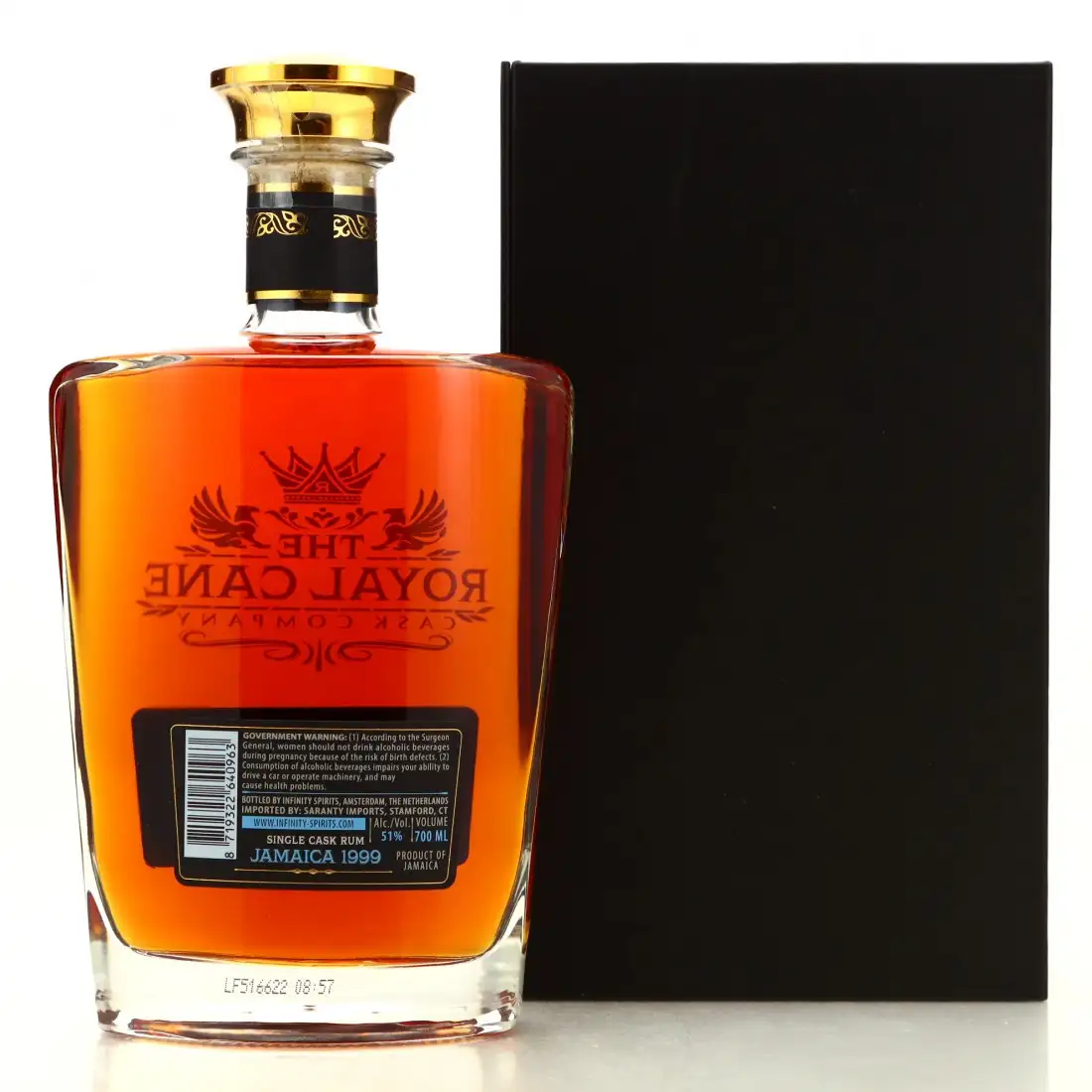 Image haute résolution de Infinity Spirits Clarendon The Royal Cane Cask Company Jamaica 1999