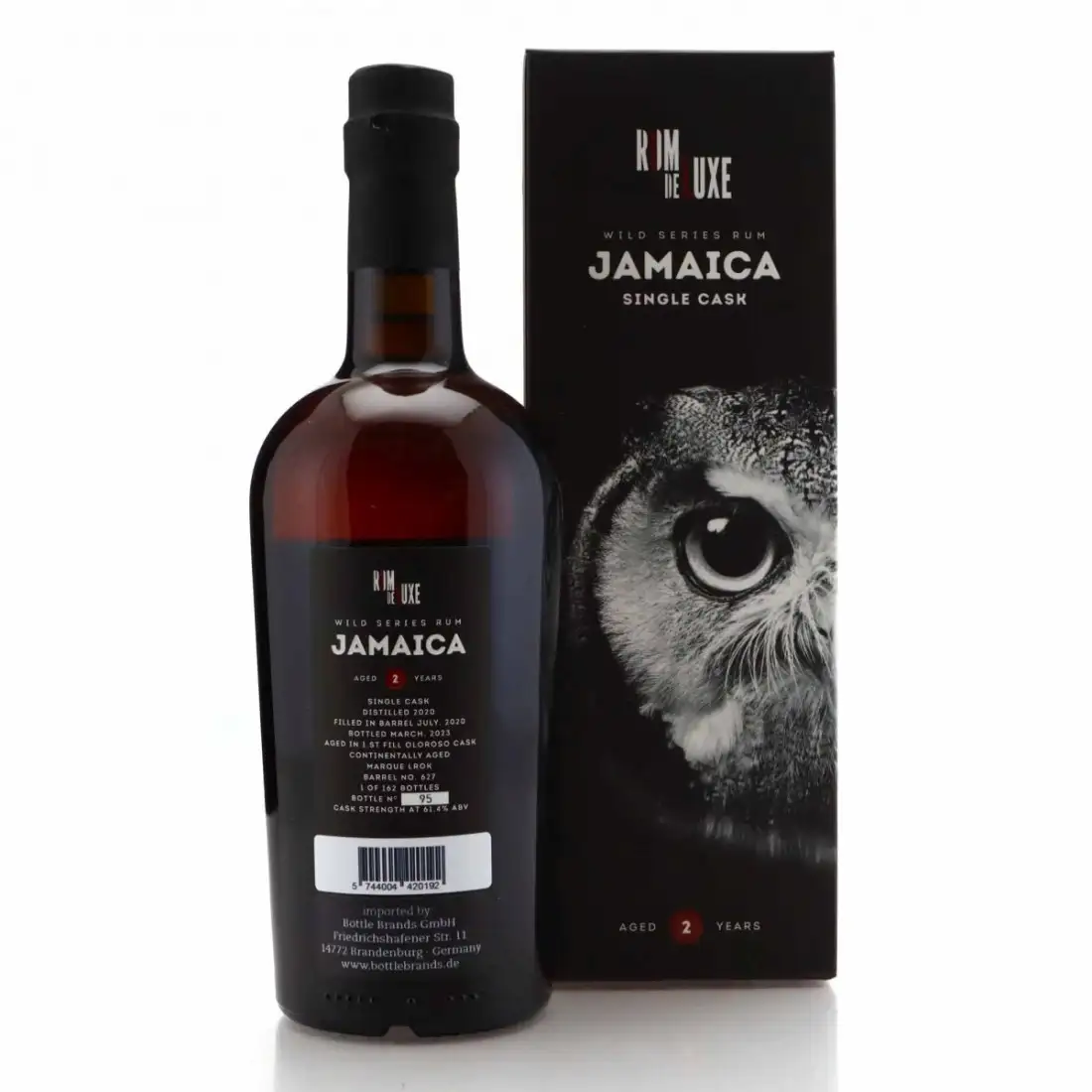 Image haute résolution de Romdeluxe Hampden Wild Series Rum Jamaica No. 44 LROK 2020