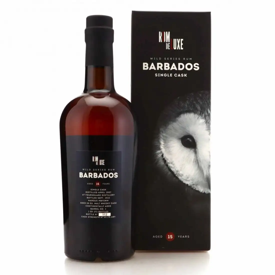 High resolution image of Romdeluxe Foursquare Wild Series Rum No. 38 MBFSWM 2007