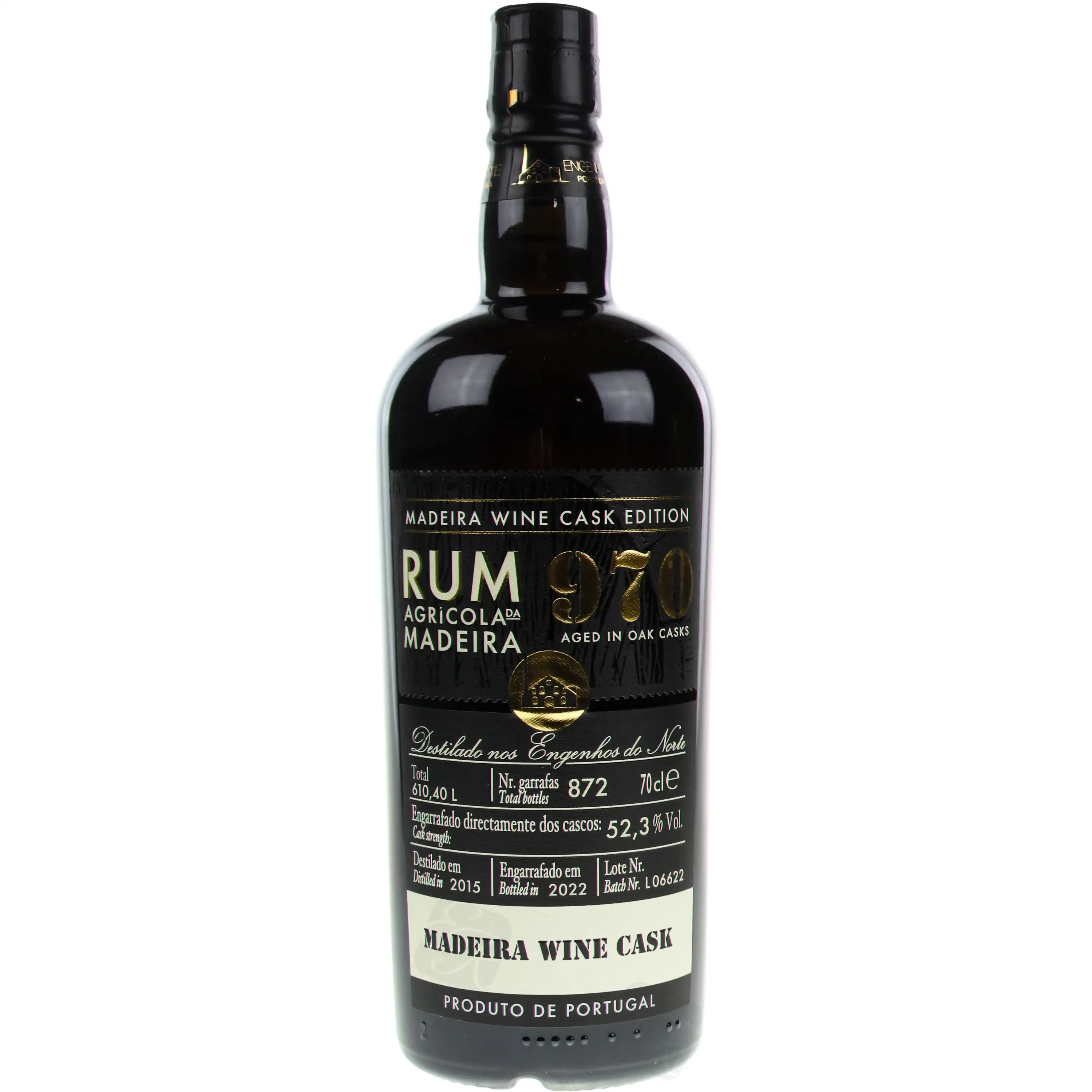 Bottle of Engenhos do Norte 970 Madeira Wine Cask Edition 2015
