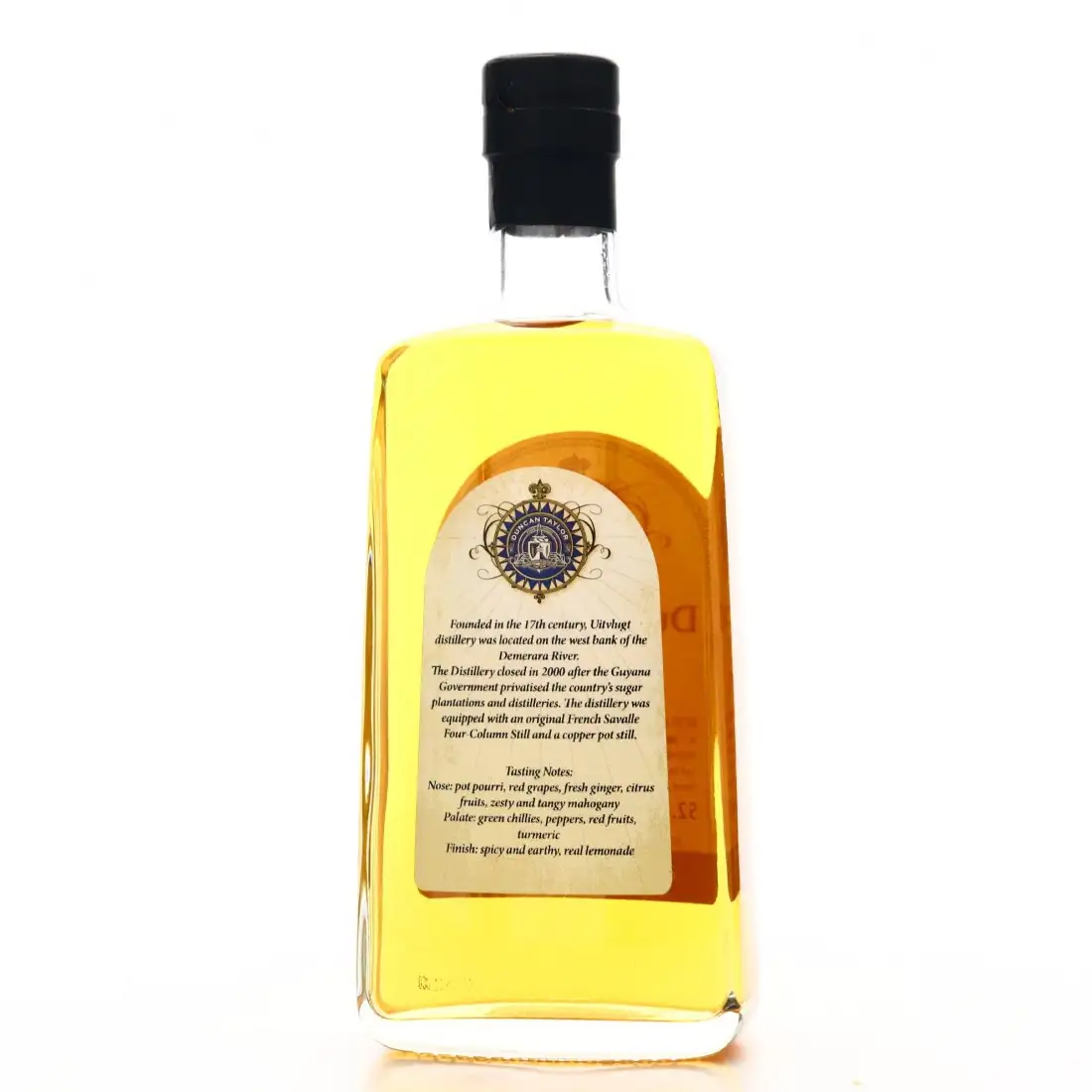 Image haute résolution de Duncan Taylor Uitvlugt Single Cask Rum 1998