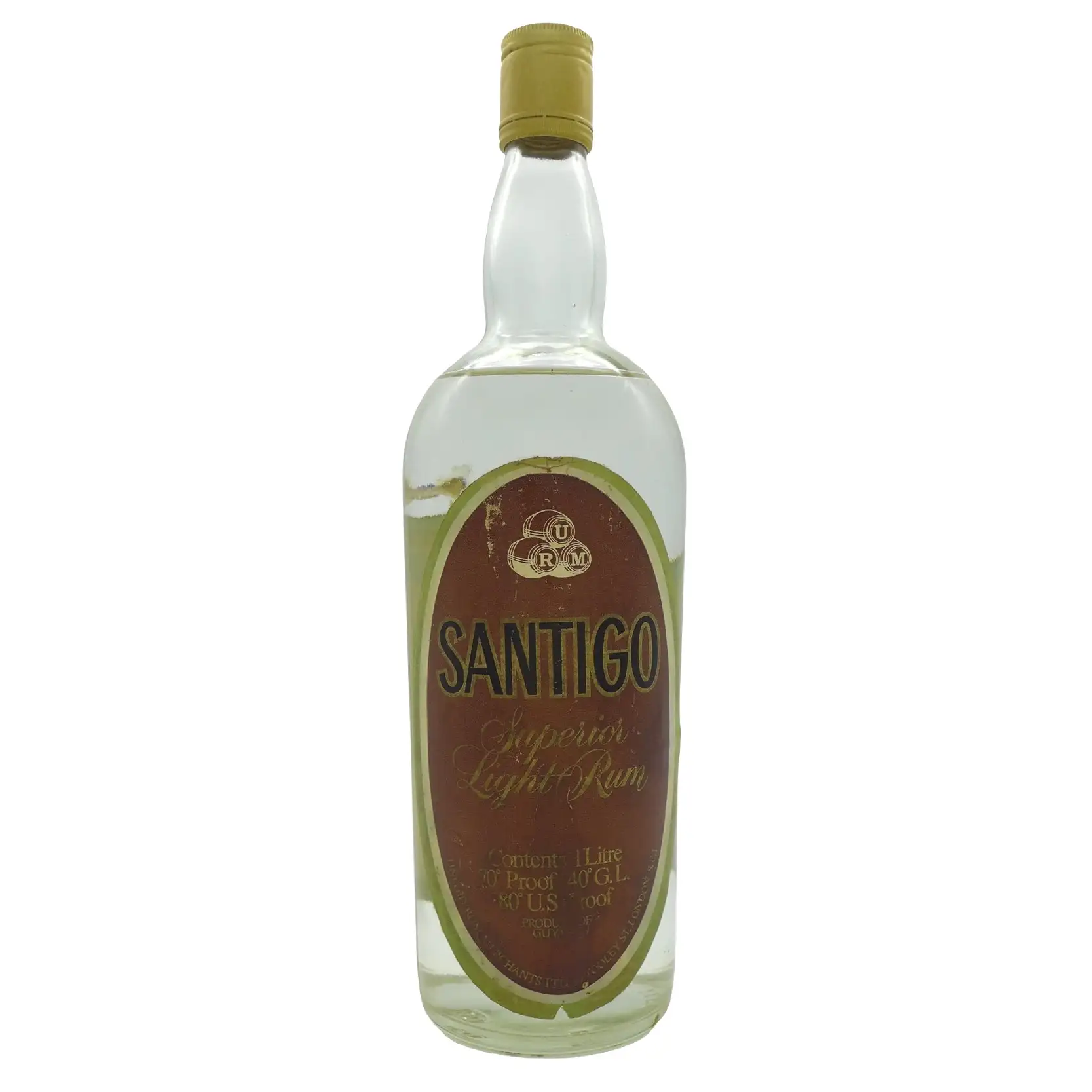 Bottle of United Rum Merchants Ltd. Santigo