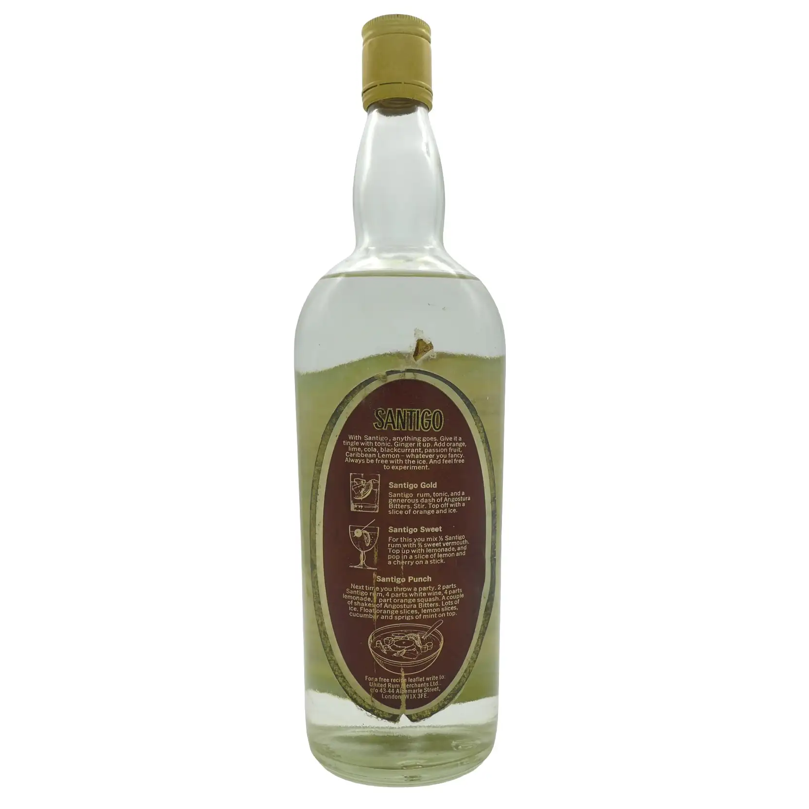 High resolution image of United Rum Merchants Ltd. Santigo