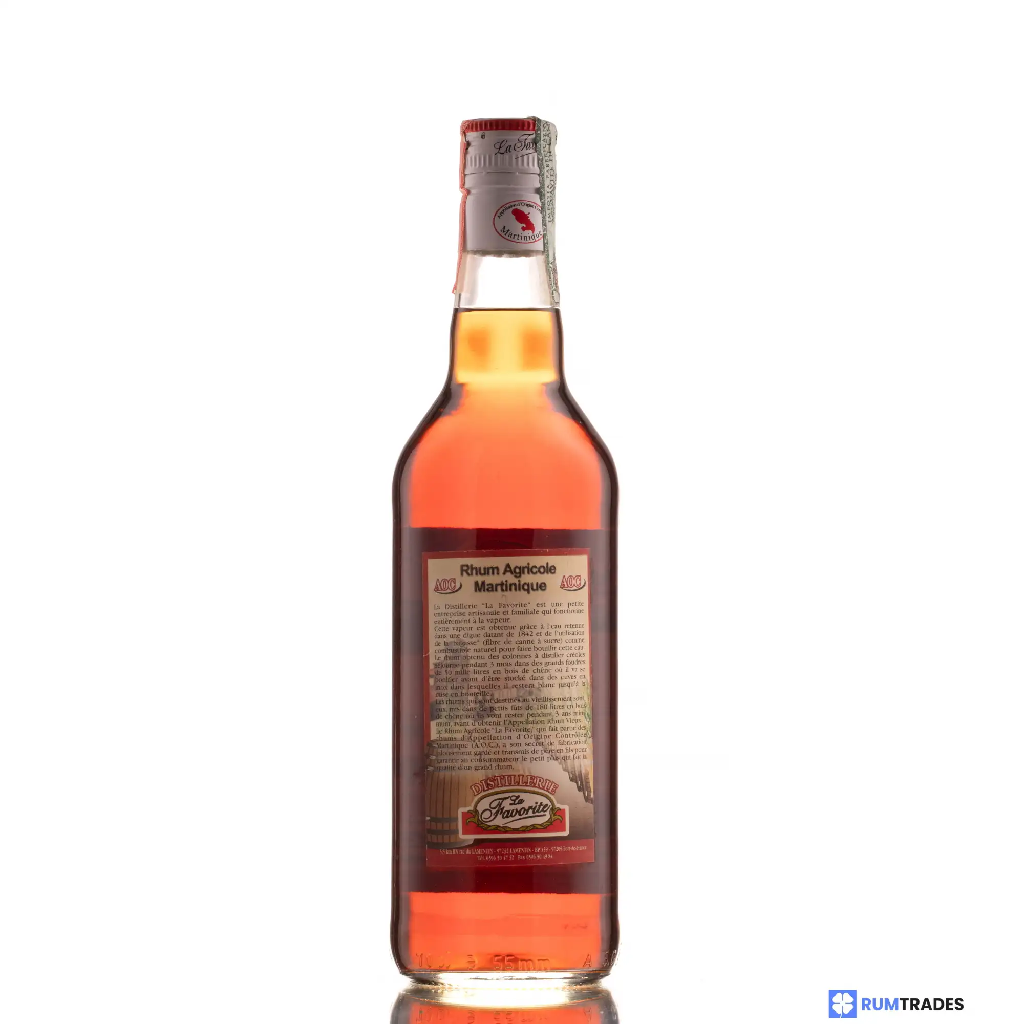 High resolution image of La Favorite Rhum Vieux Agricole Cuvée 1993