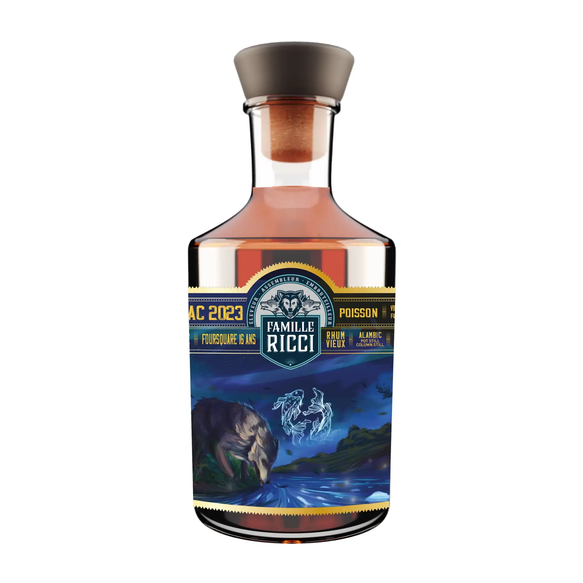 Bottle of Famille Ricci Foursquare Zodiac 2023 Poisson