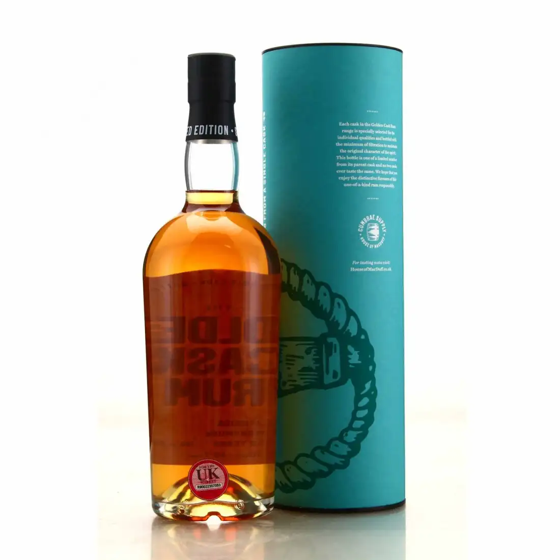 Hochauflösendes Bild von House of Macduff Clarendon Golden Cask Rum 2000
