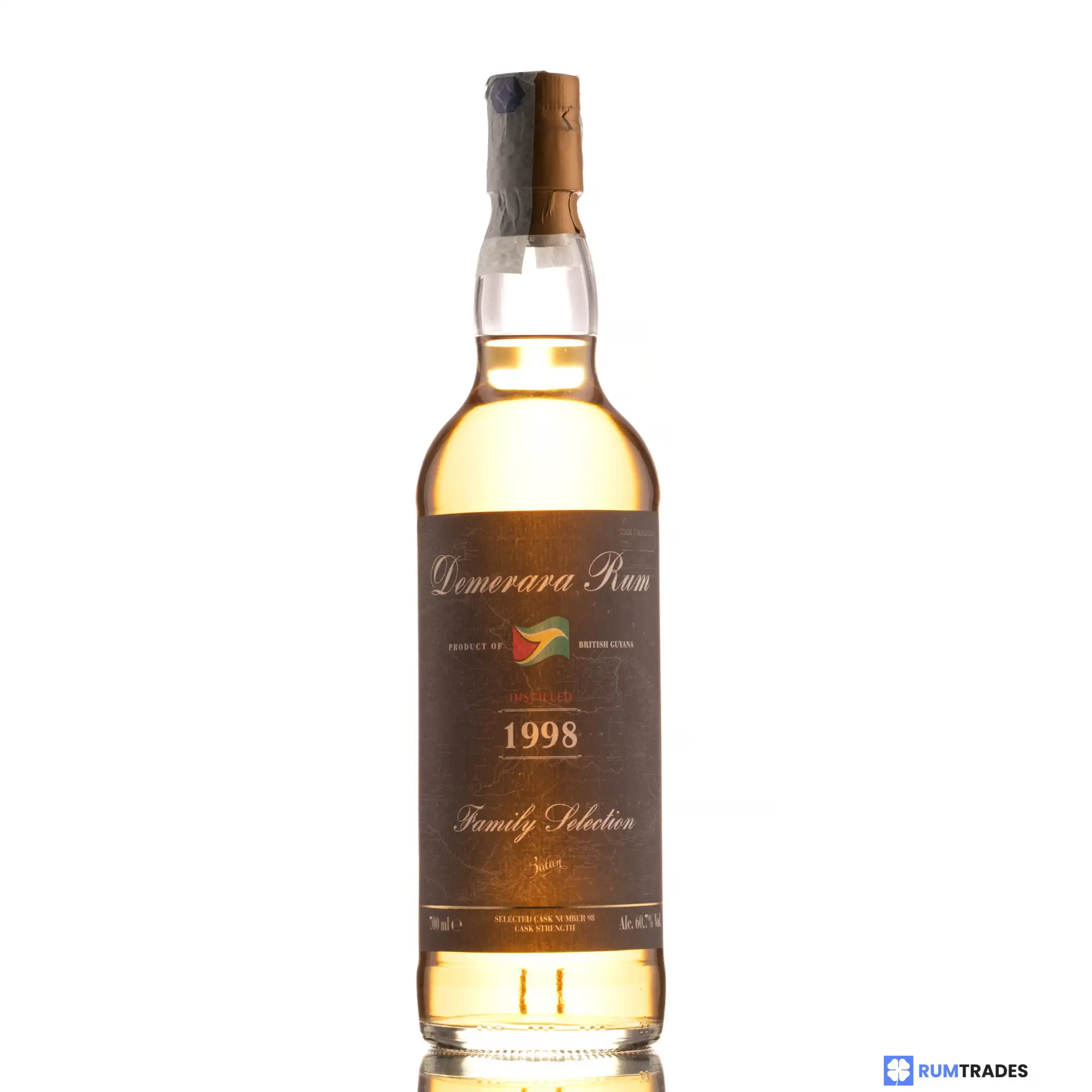 Bottle of Balan Diamond Demerara Rum Family Selection 1998