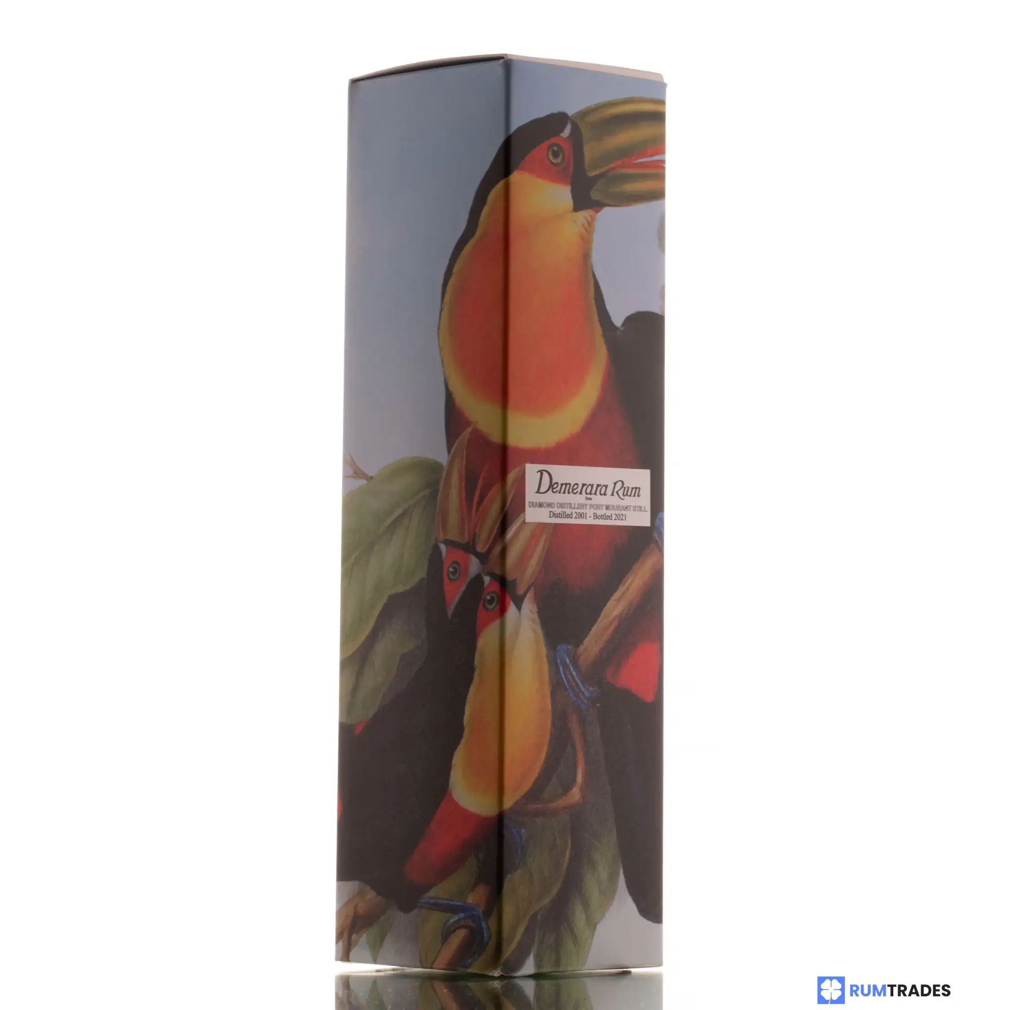 High resolution image of High Spirits Collection Diamond (Port Mourant) Demerara Rum (Toucans Collection) 2001