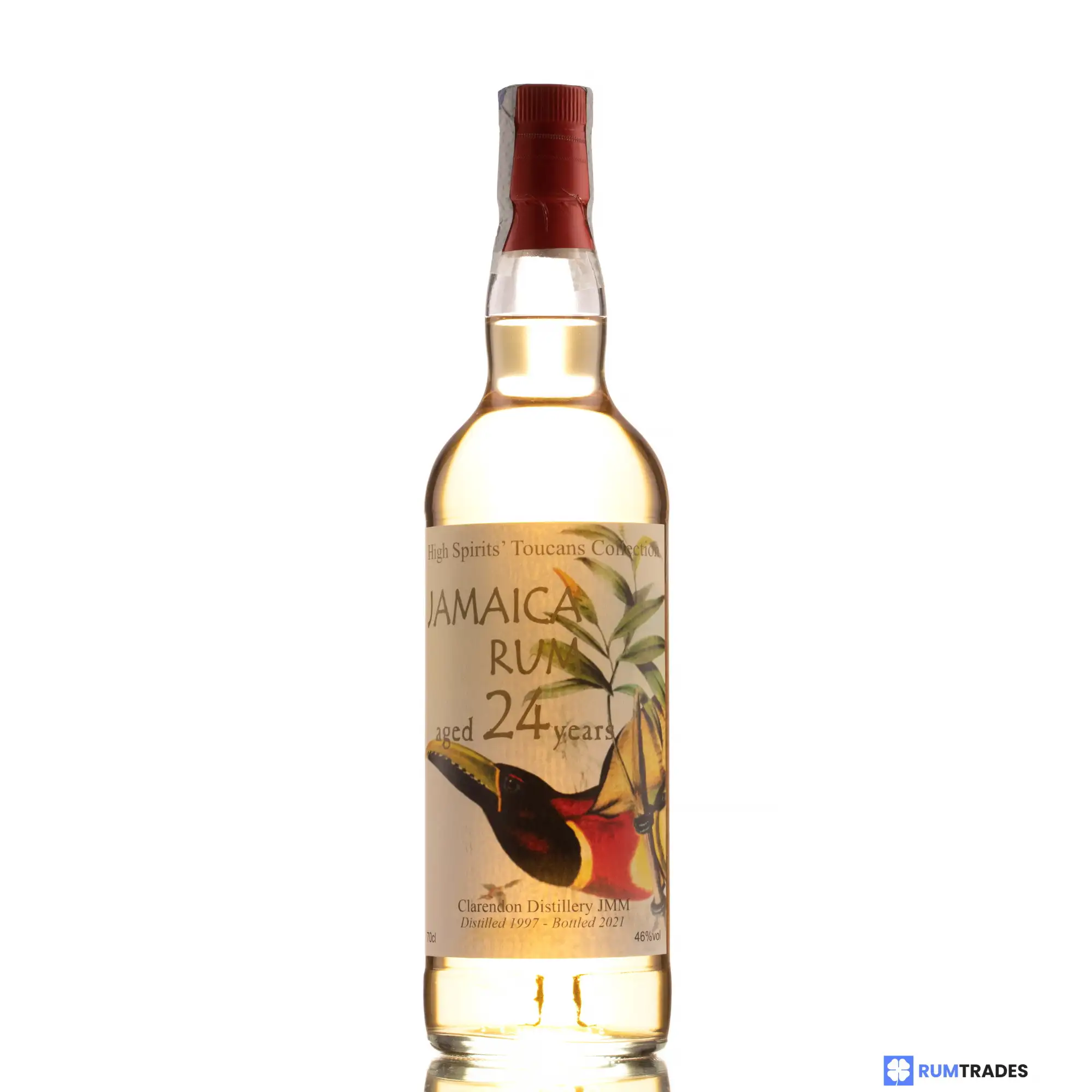 Image haute résolution de High Spirits Collection Clarendon Toucans Collection Jamaica Rum JMM 1997