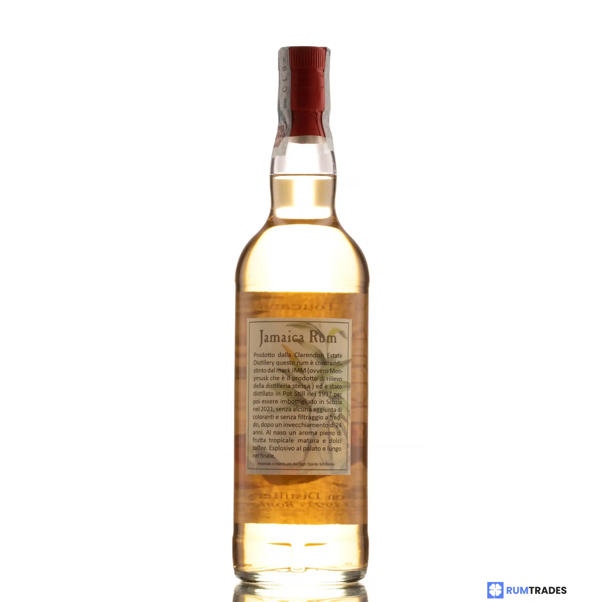 Image haute résolution de High Spirits Collection Clarendon Toucans Collection Jamaica Rum JMM 1997