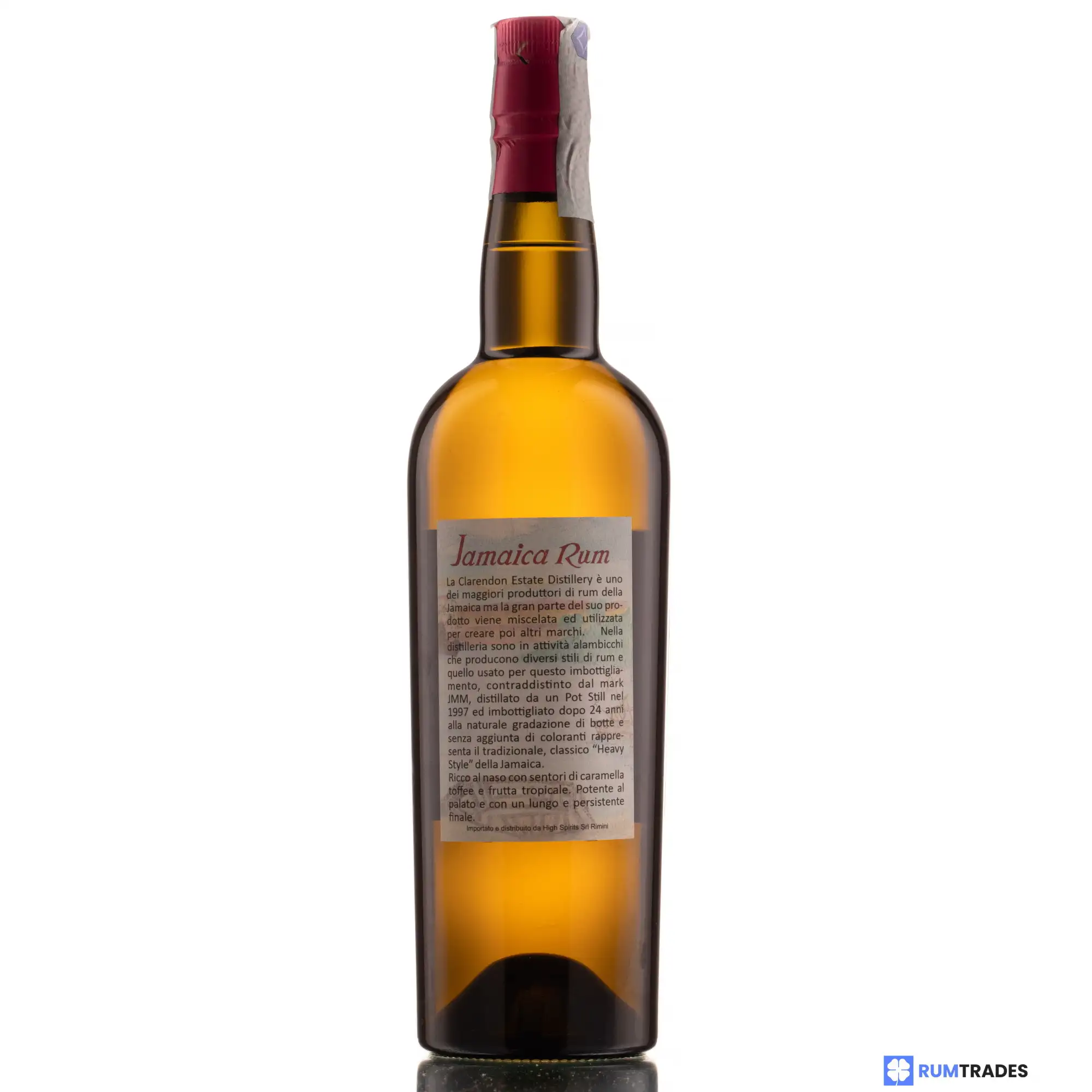 High resolution image of High Spirits Collection Clarendon Fine Old Jamaica Rum 1997