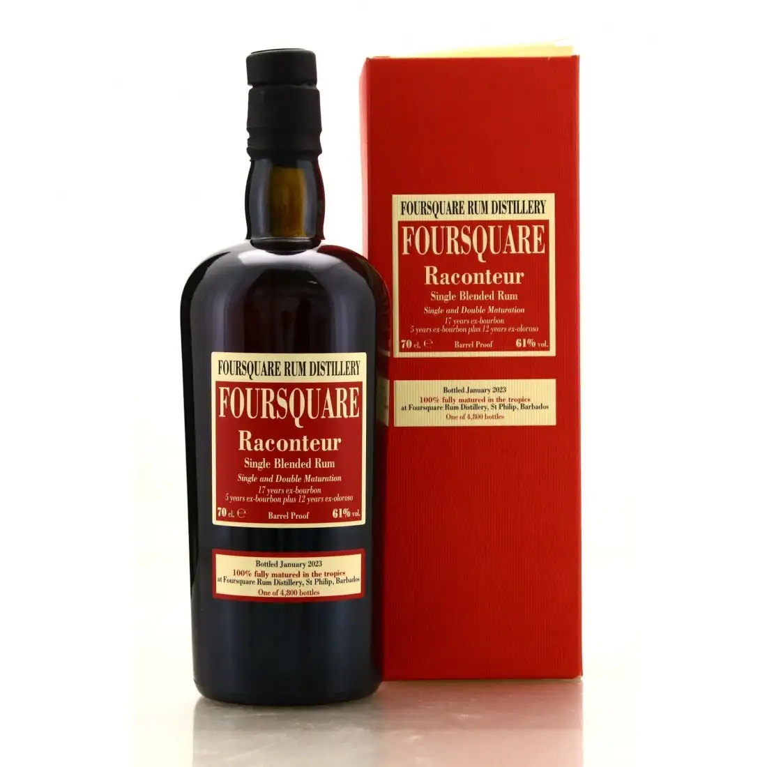 Bottle of Velier Foursquare Raconteur 2006