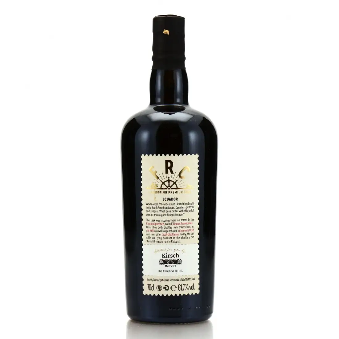 Hochauflösendes Bild von Licores Americano Estate Flensburg Rum Company Ecuador