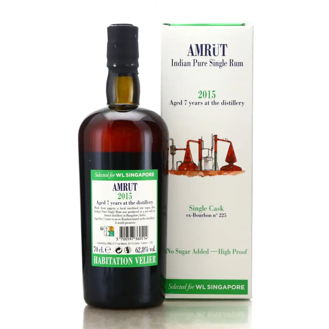 Image haute résolution de Habitation Velier Amrut Indian Pure Single Rum (Whisky Live Singapore) 2015