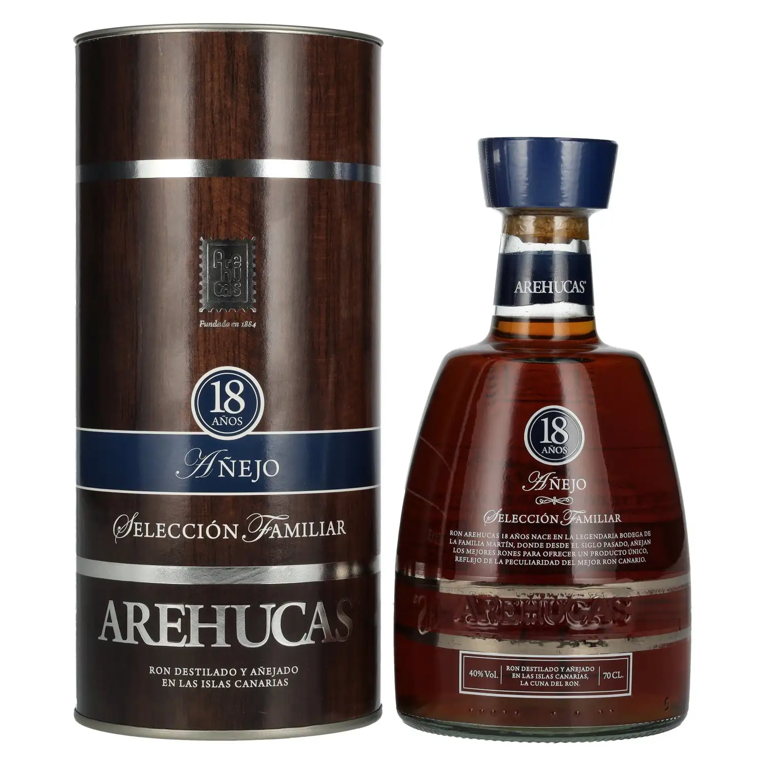 Bottle of Arehucas Añejo Selección Familiar