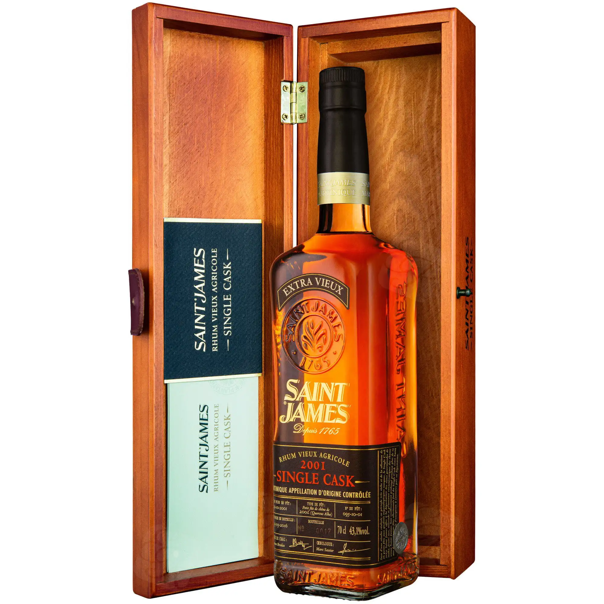 Bottle of Saint James Single Cask 2001