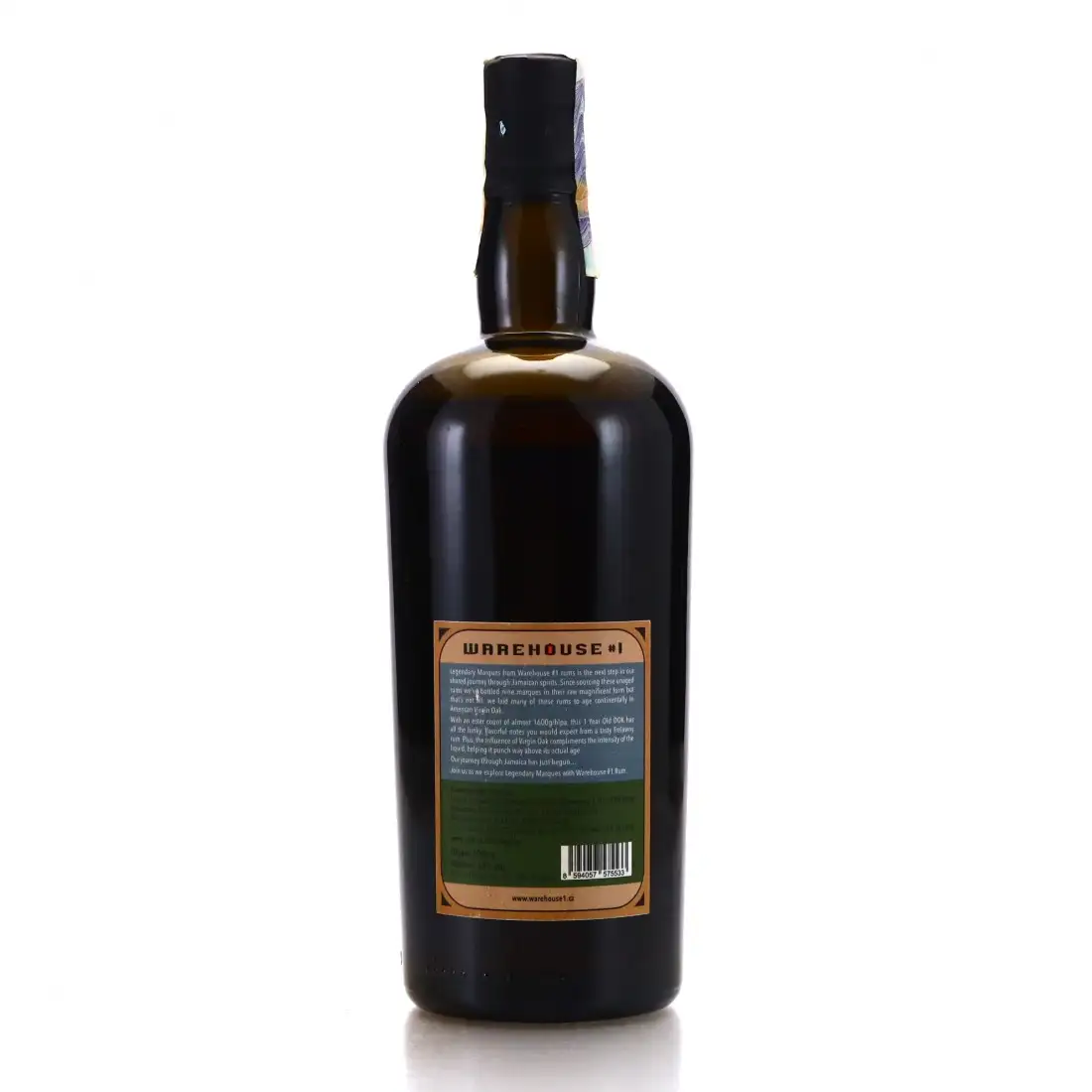 High resolution image of Warehouse #1 Hampden Overproof Jamaica Rum Legendary Marques DOK