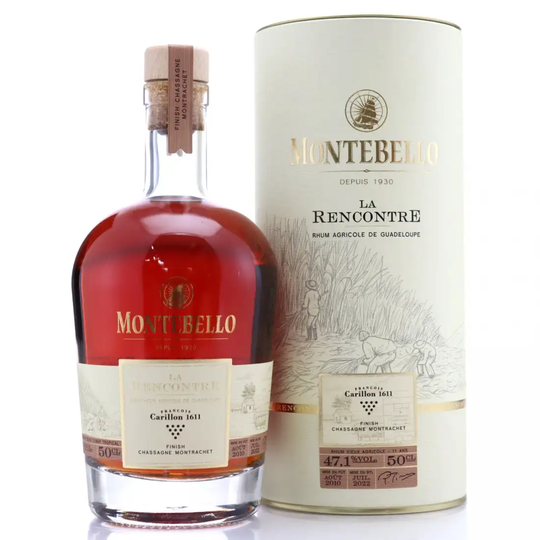 Bottle of Carrere Montebello LA RENCONTRE (Chassagne Montrachet) 2010
