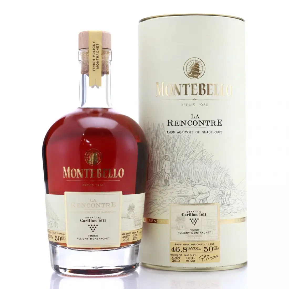 Bottle of François Carillon Carrere Montebello LA RENCONTRE (Puligny-Montrachet) 2010