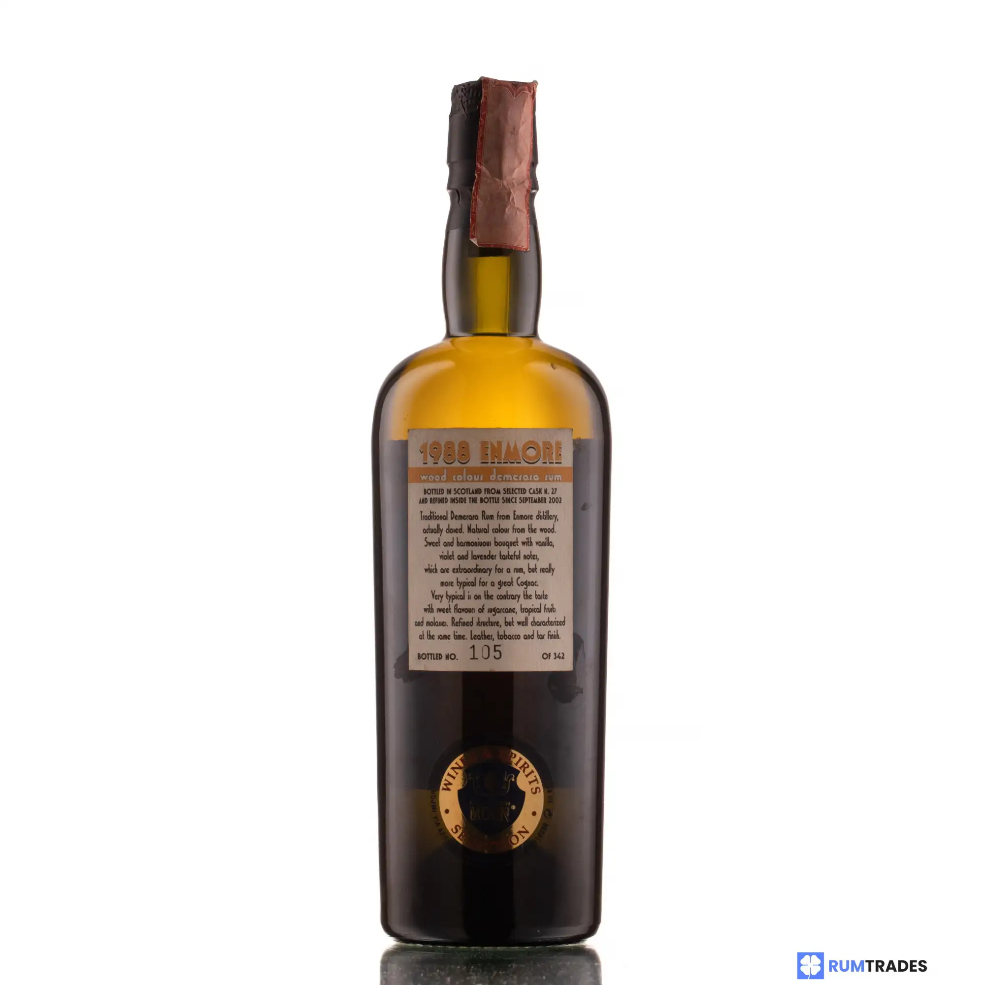 High resolution image of Samaroli Enmore Wood Colour Demerara Rum 1988