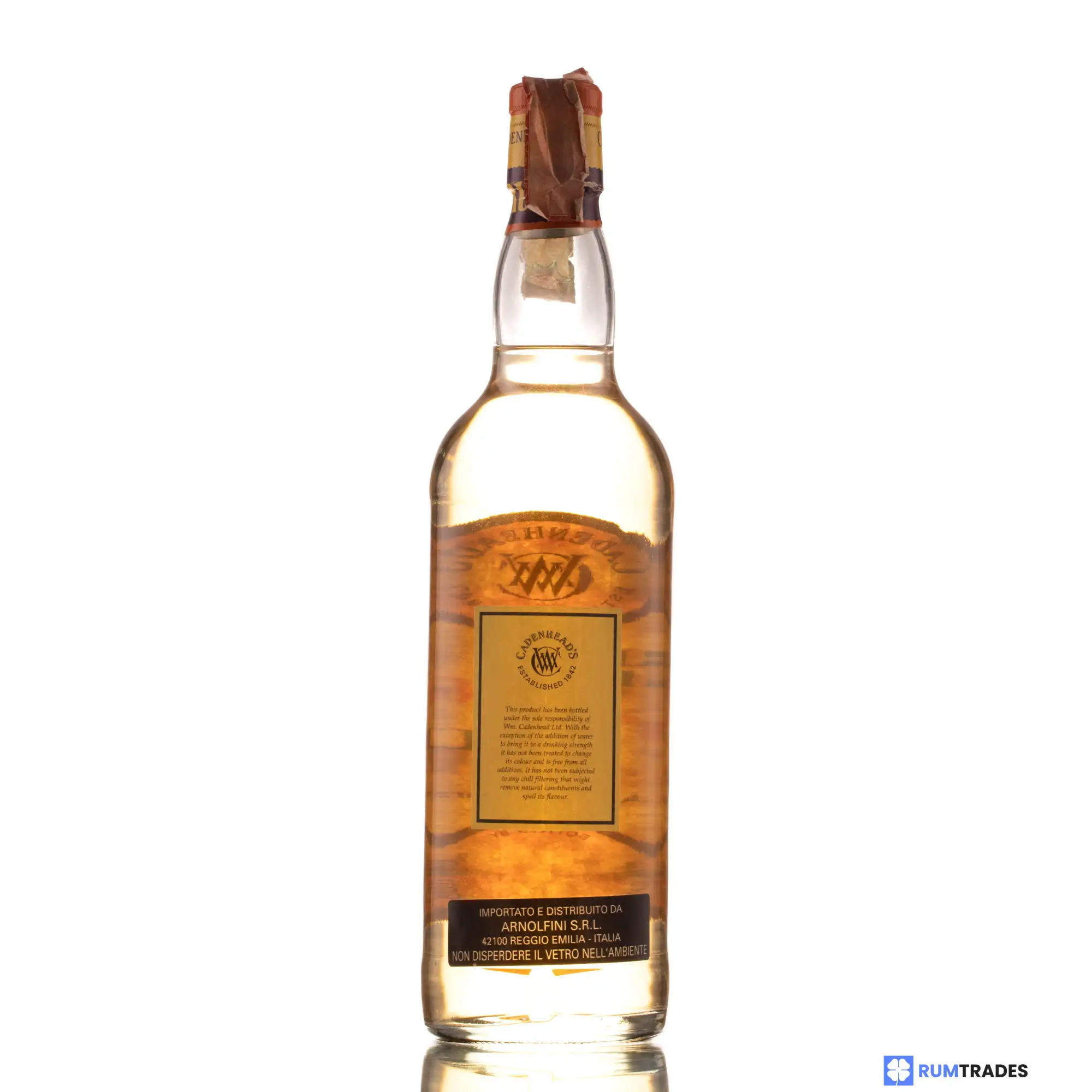 Cadenhead‘s T.D.L Green Label Trinidad Rum 70cl bottle — view 3