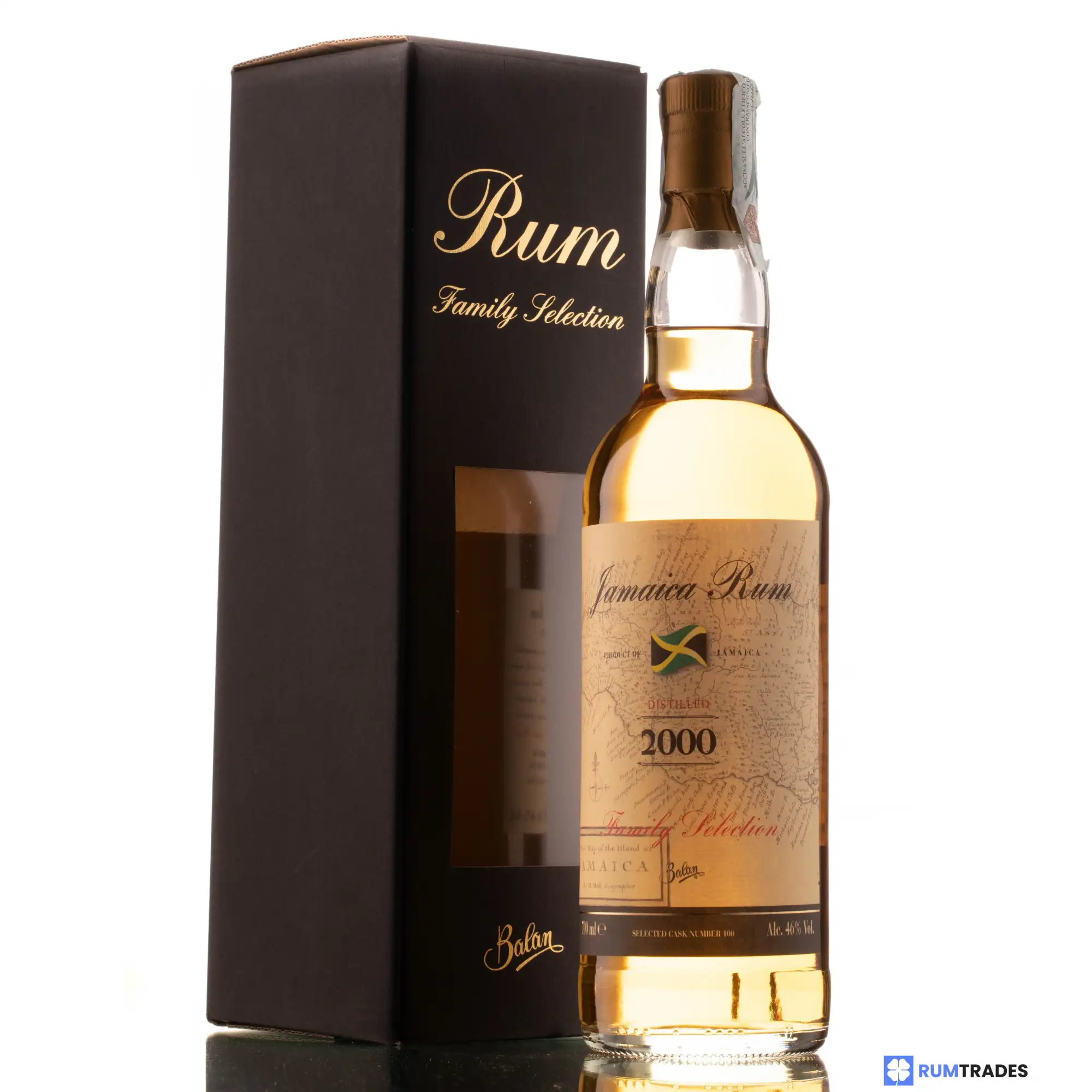 Bottle of Balan Family Selection Jamaica Rum 2000