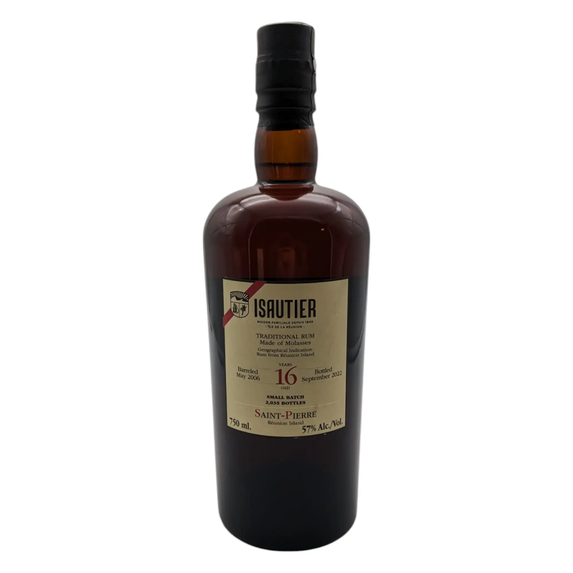 Bottle of Velier Isautier Traditional Rum (Small Batch) 2006