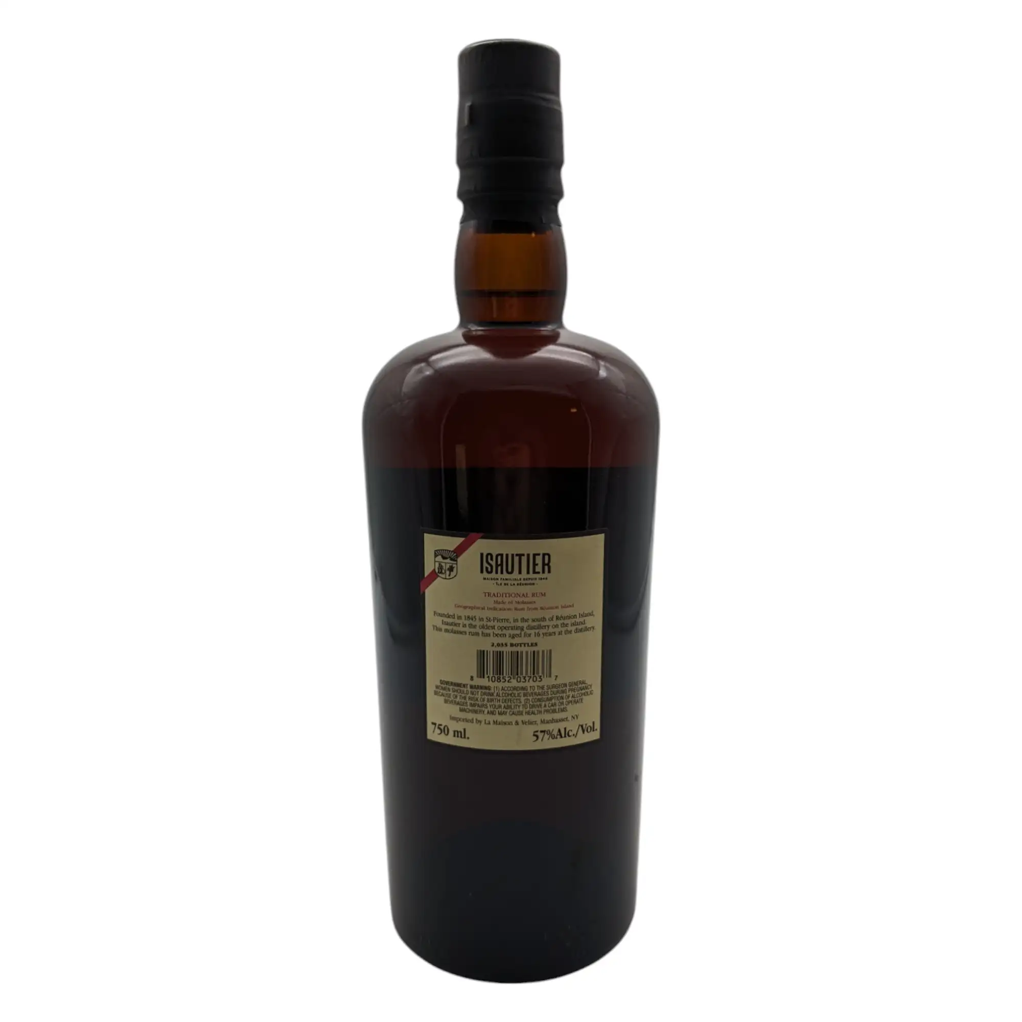 Image haute résolution de Velier Isautier Traditional Rum (Small Batch) 2006