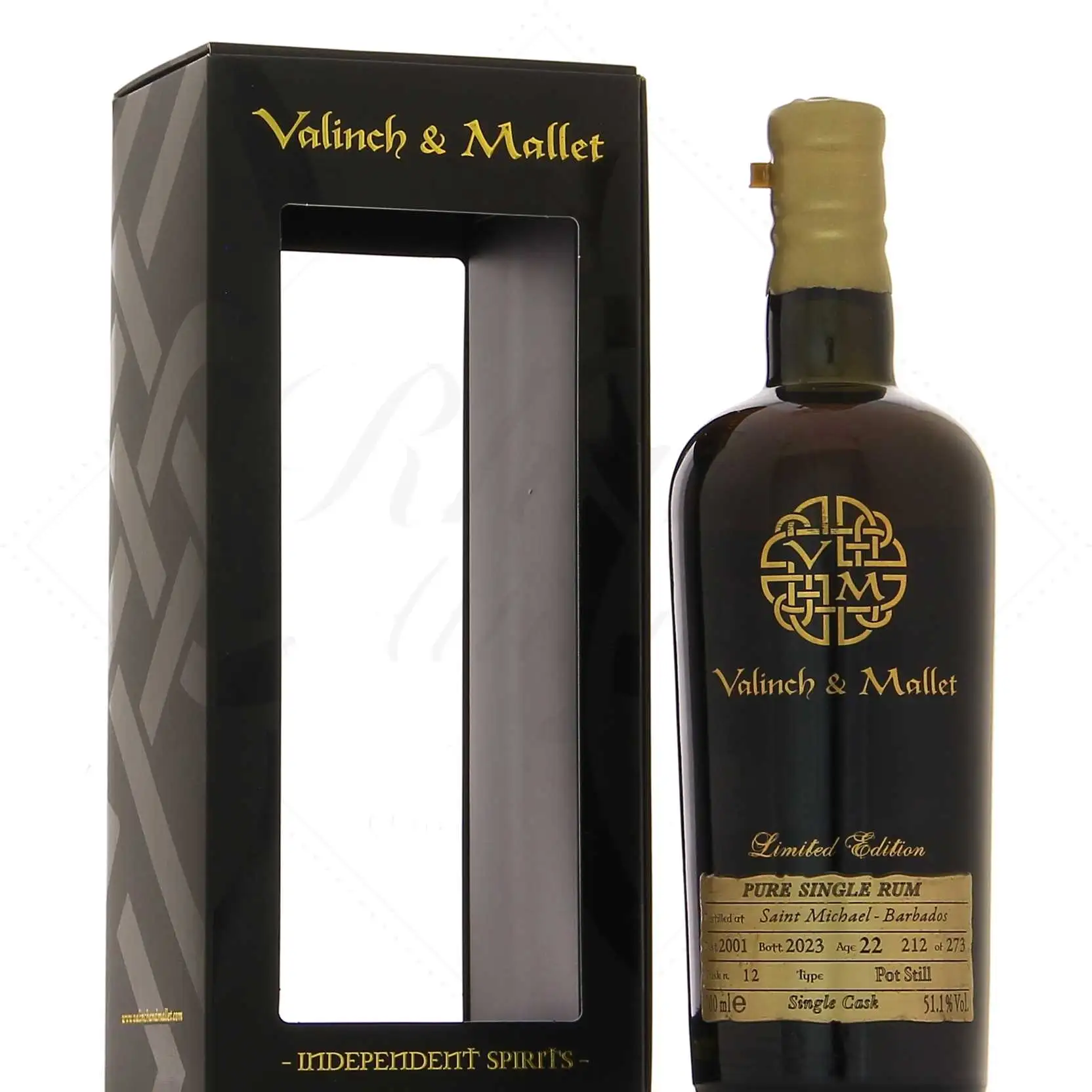 Bottle of Valinch & Mallet The Spirit of Art Saint Michael 2001