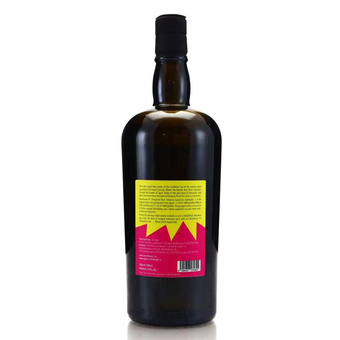 Hochauflösendes Bild von Warehouse #1 Hampden Overproof Rum Trelawny Explosion C<>H