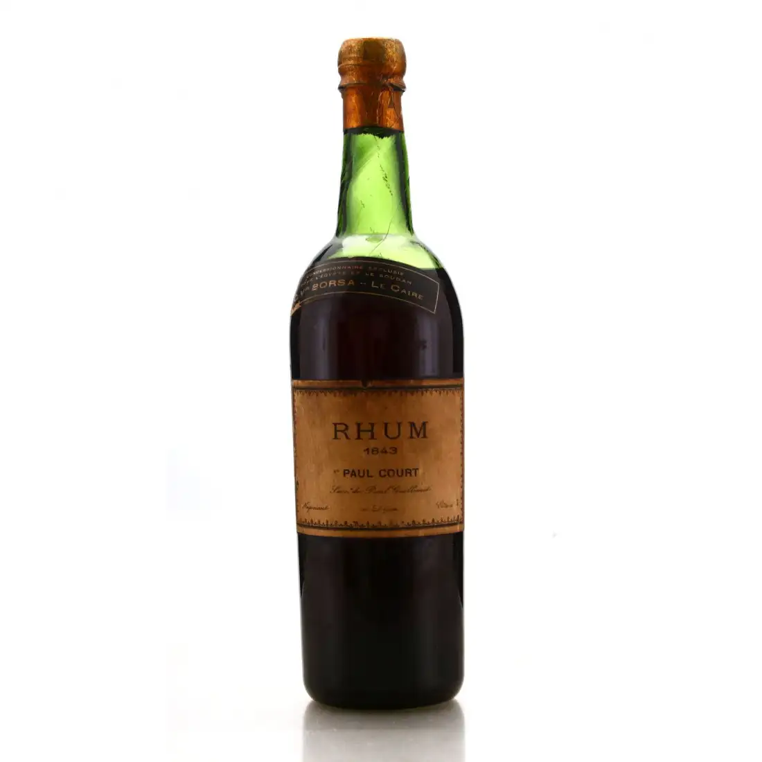 Bottle of Paul Court Rhum 1843