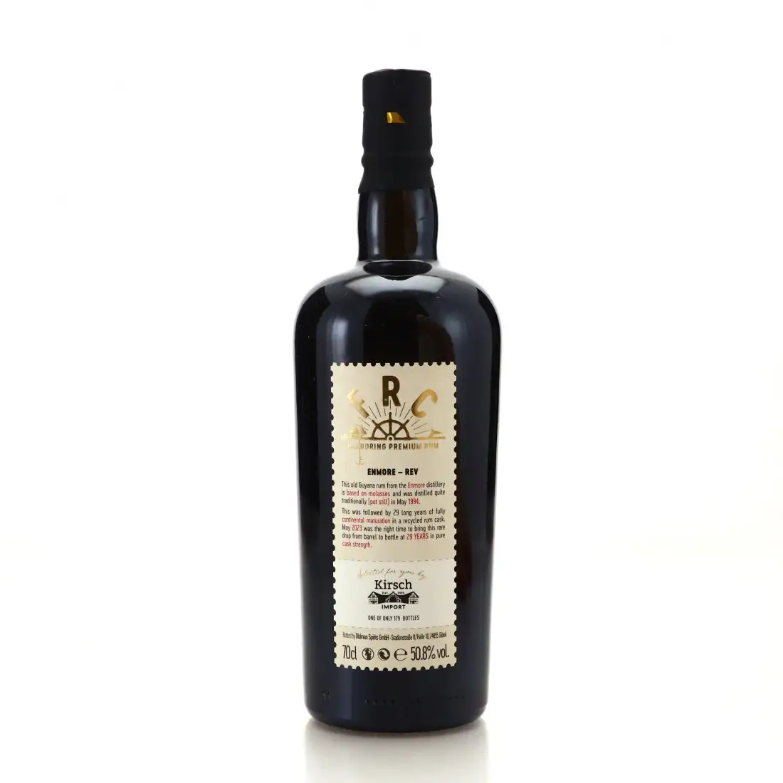 High resolution image of Enmore Flensburg Rum Company Guyana REV 1994