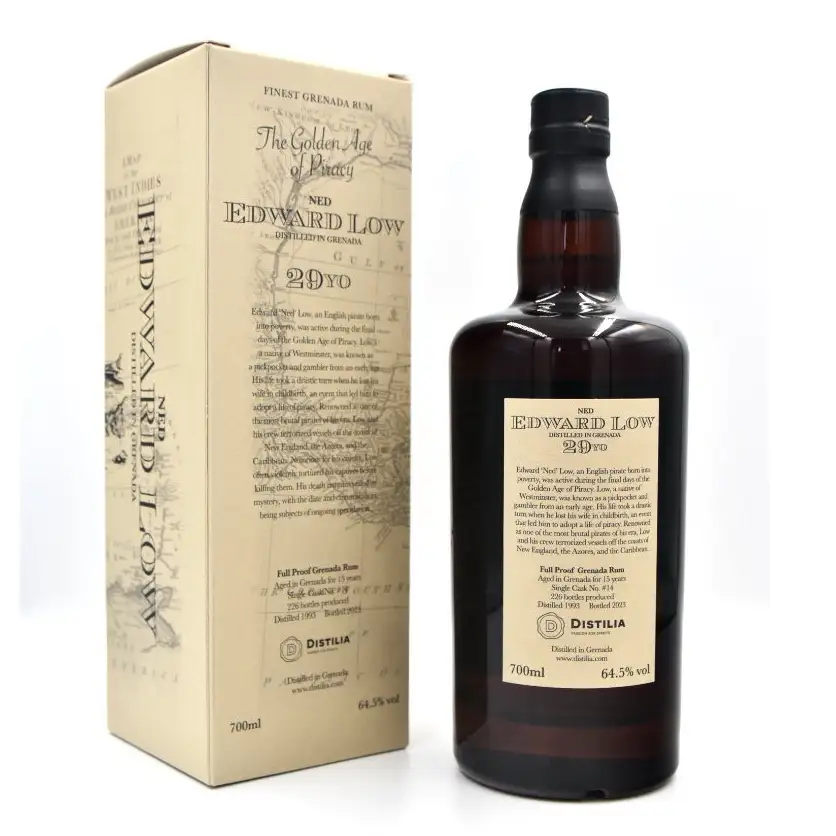 High resolution image of Distilia Westerhall Estate The Golden Age of Piracy Edward Low 1993